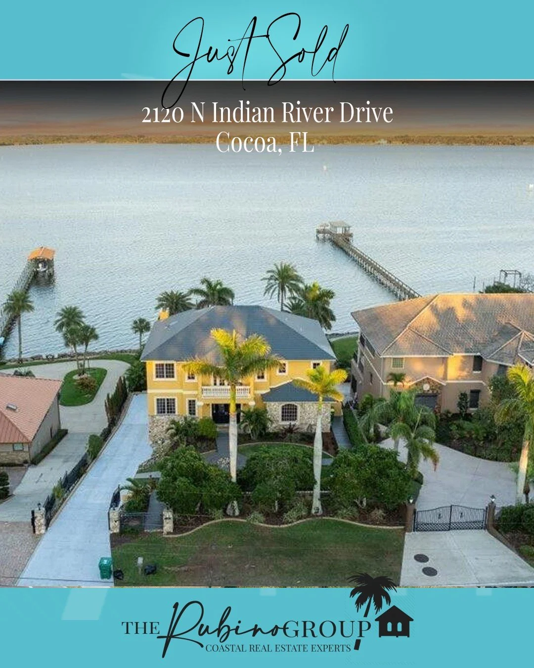 JUST SOLD!

2120 N Indian River Drive, Cocoa, FL
6 Bedroom | 6 Bath | 6,299 Sq Ft

I proudly represented the sellers of this gorgeous riverfront property, a stunning estate with timeless style and sweeping water views.

Congratulations to all parties