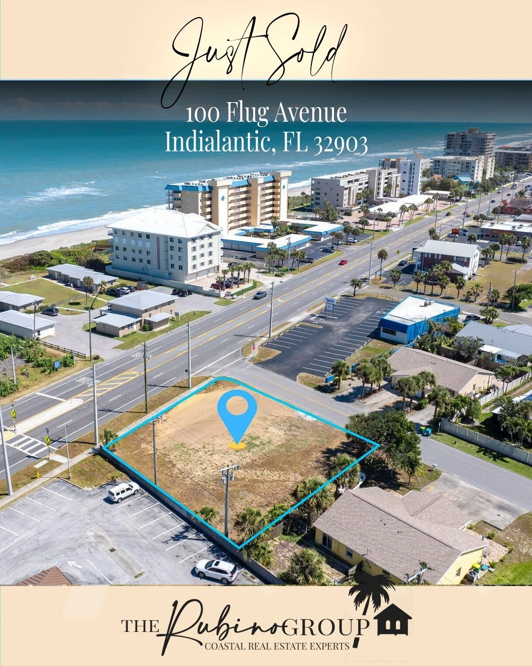 JUST SOLD!

100 Flug Avenue, Indialantic, FL 32903
Prime Beachside Development Opportunity 

Excited to share that this incredible Indialantic property has officially sold!
I proudly represented the buyer, guiding them through a seamless transaction.