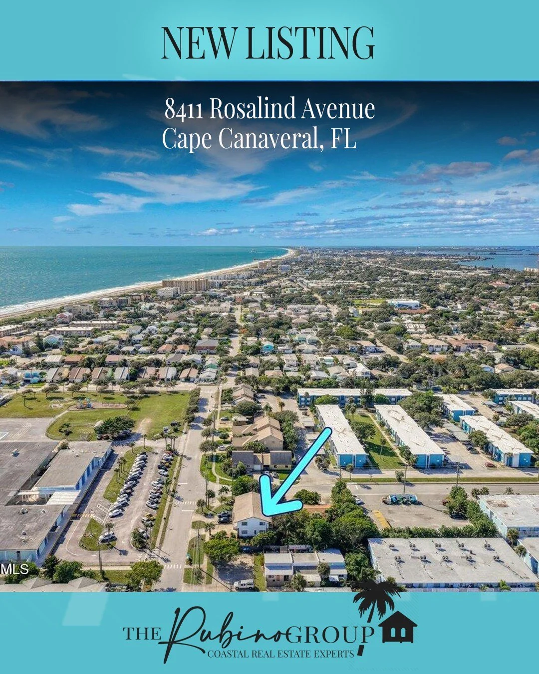 NEW Listing!

8411 Rosalind Avenue, Cape Canaveral, FL

3 Bedrooms | 2 Bathrooms | 1,434 Square Feet

Incredible opportunity to own a spacious 3-bedroom, 2.5-bath townhouse with attached 1-car garage in the heart of Cape Canaveral&mdash;just moments 