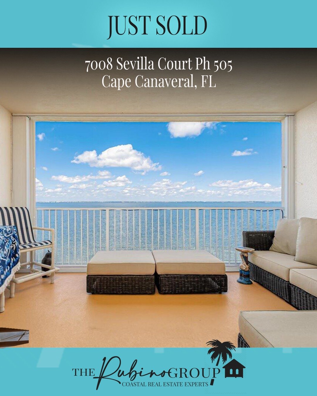 JUST SOLD!

7008 Sevilla Court Ph 505, Cape Canaveral, FL

2 bedroom | 2 bath |  1,918 sq ft

It was a pleasure to represent the sellers of this penthouse condo in Cape Canaveral.

Sale Price $475,000

#TheRubinoGroupFL #EllenRubino #coastalrealesate