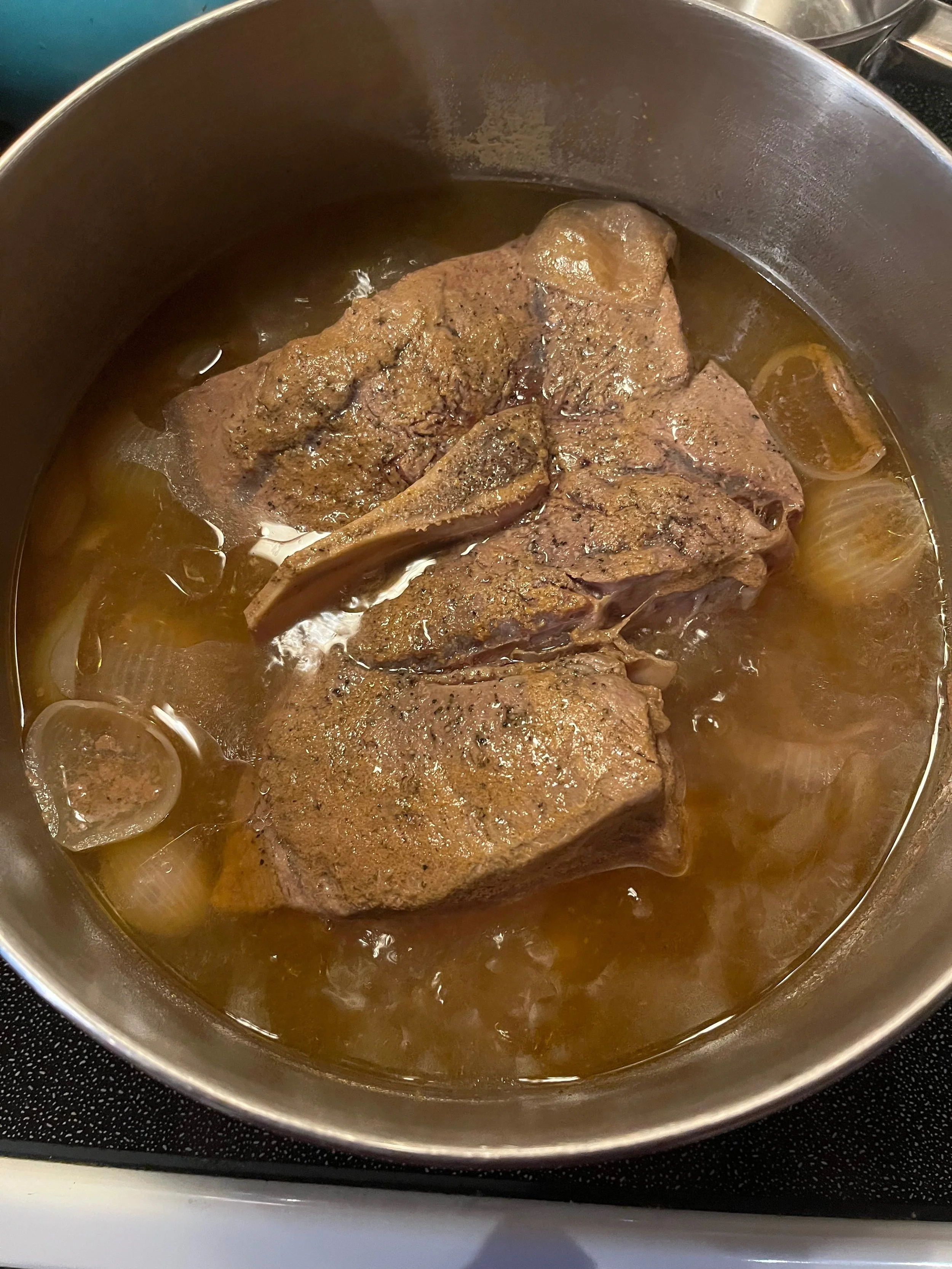 Shredded Beef Street Tacos with Chili Broth Cooking Meat.jpg