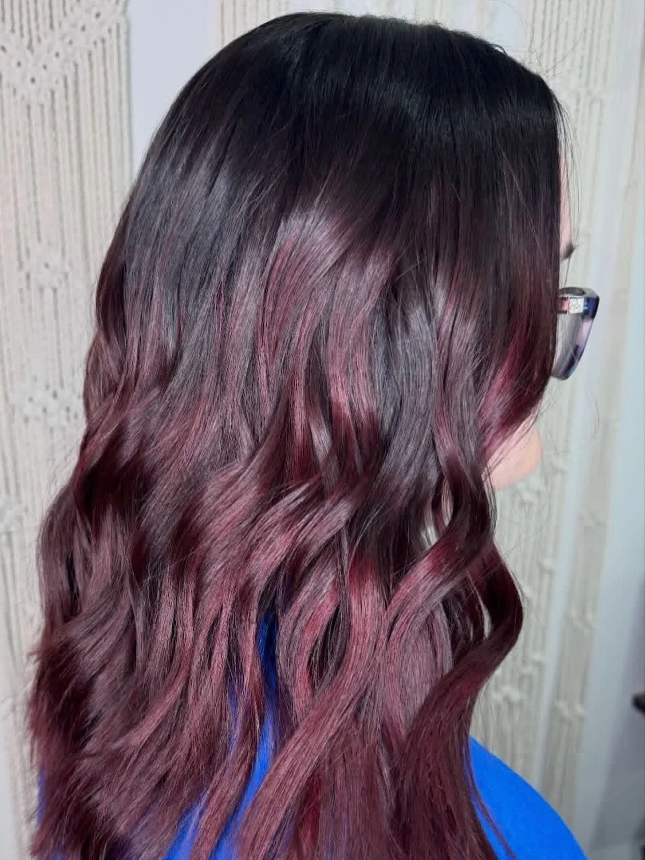 Head Turner 💋

Ashley brought this beautiful girl&rsquo;s color back to life with a fresh deep cherry gloss! 🍒