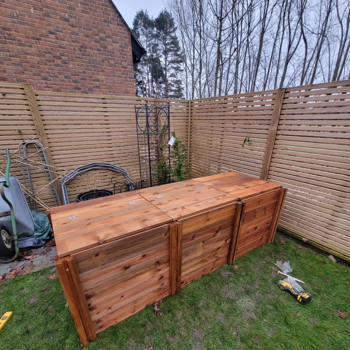 Another compost bin built. :))