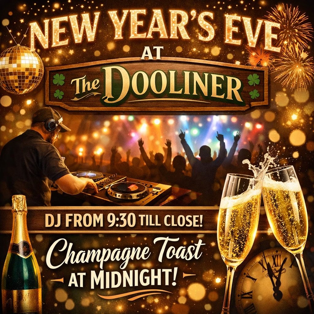 Ring in ✨ 2026 ✨ with us this Wednesday Night!Countdown, champagne, and good vibes 🥂&mdash; DJ from 9:30 till close!

 #IrishPub #Nonantum #newyear