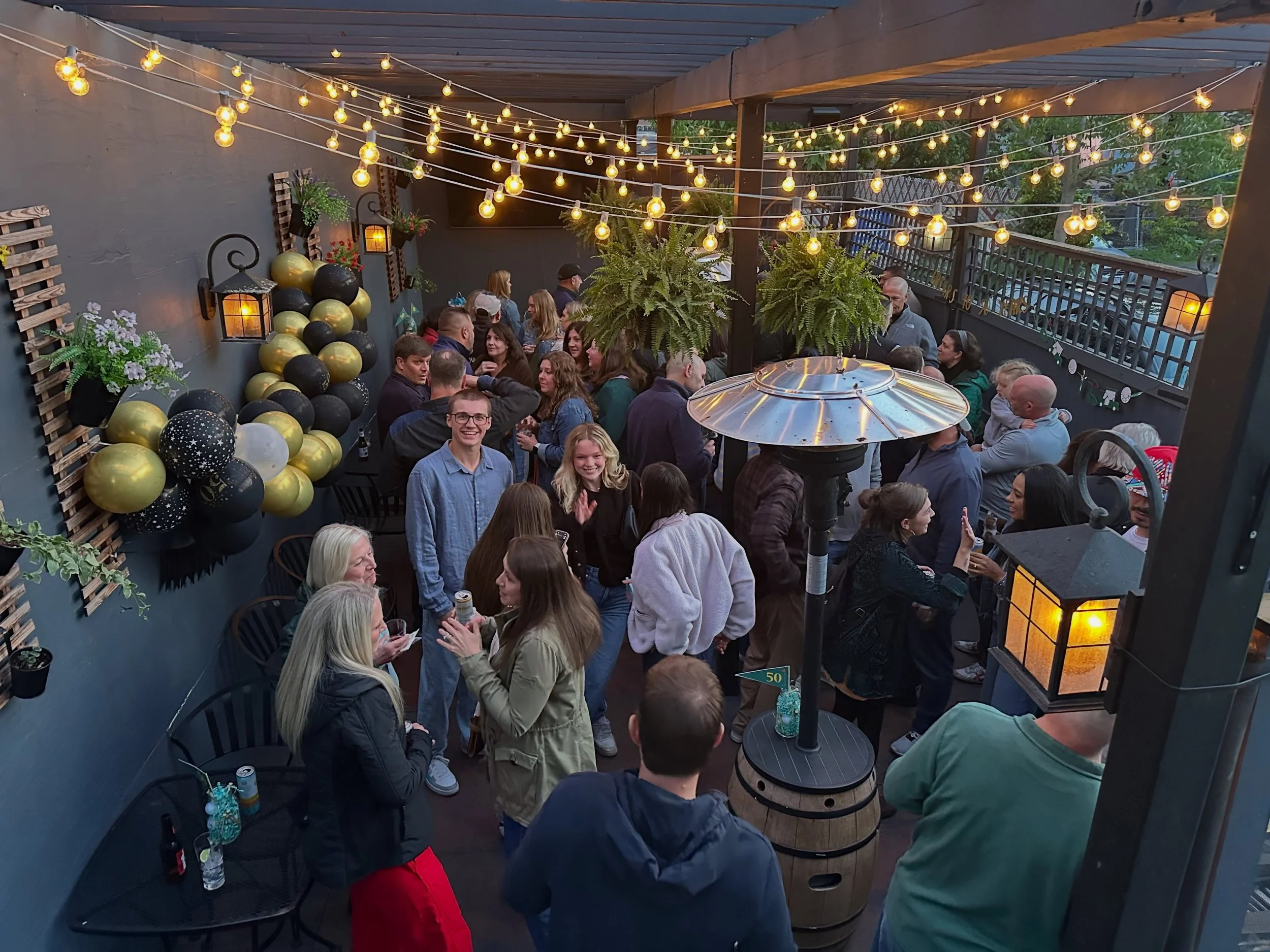 Hosting soon? Our outdoor patio is available for private events &mdash; reach out to get yours on the books! 🍀🥳

#NewtonMa #BostonTravel #Slainte #partytime #patio