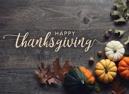 Thanksgiving Break - No School