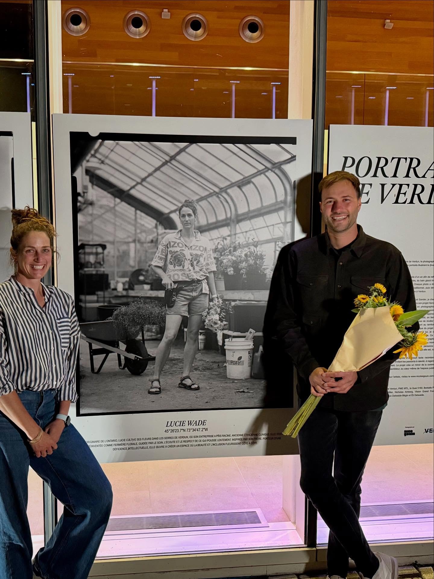 What a surreal way to end our first season of Posy! F&eacute;licitations @nico_gouin on a gorgeous  Verdun 150 photo exhibition. 📸

If you are in the area, definitely go check out his incredible portraits. Beautiful photos, inspiring people. It&rsqu