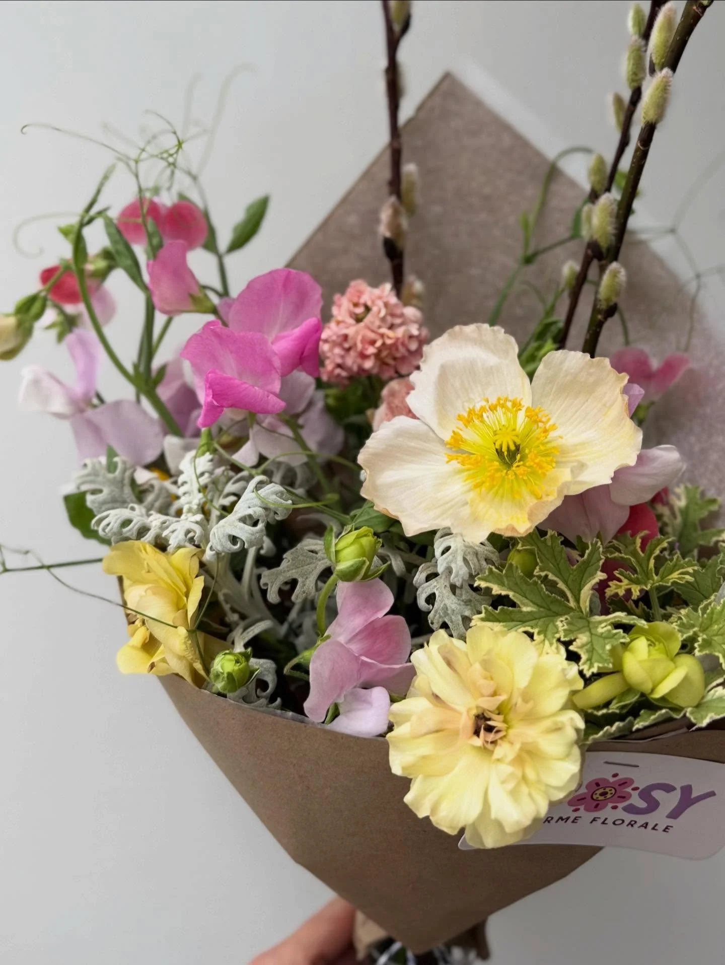 Bouquet no. 2 Winter X Posy !

This week&rsquo;s CSA bouquet was touch and go. 14&deg; weather a few days back translated to 30&deg; temps in the greenhouse and our ranunculus said &laquo;&nbsp;thanks but no&nbsp;&raquo; and decided their time was ov