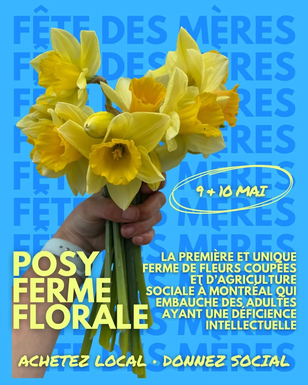 C&rsquo;est le moment! La F&ecirc;te des M&egrave;res approche &agrave; grands pas et chez Posy, nous sommes pr&ecirc;ts &agrave; vous accueillir!

Nous vous proposons deux fa&ccedil;ons simples de c&eacute;l&eacute;brer votre maman avec le bouquet p