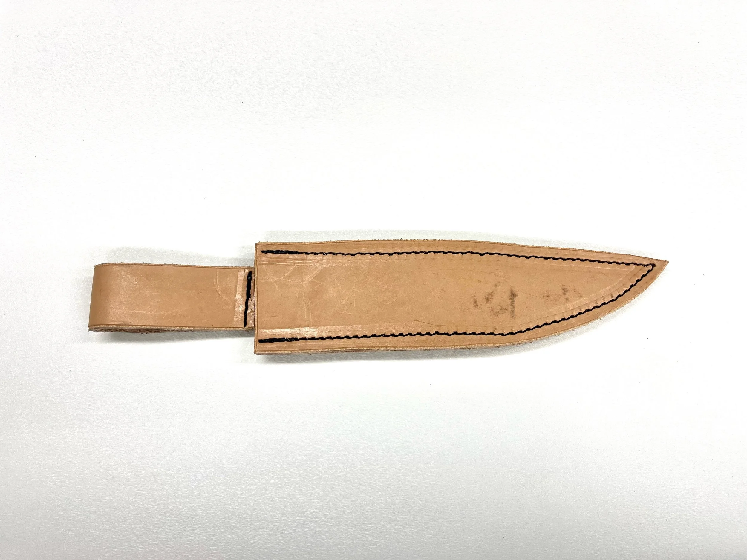 Smaller Bowie Knife in Sheath.JPEG