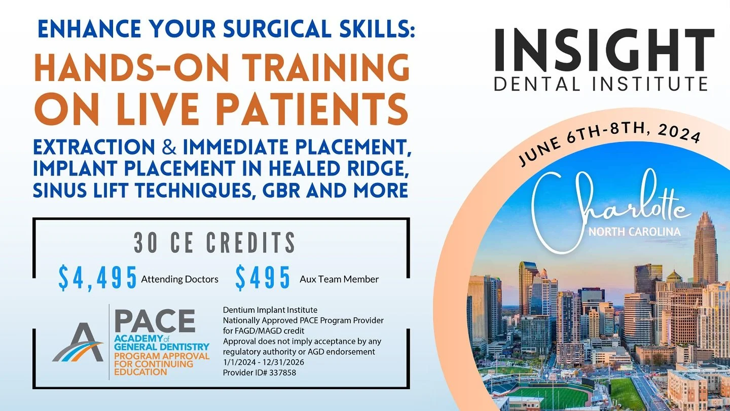 The start of something amazing ✨Place implants in real patients without renewing your passport😎 #USAdentalcourses #dentalimplants #magneticmallet #osseotouch #osseotouchcommunity