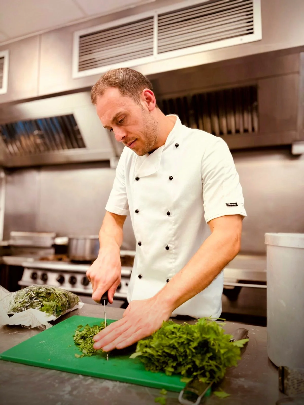Vegan chef consultant Chris Nelson