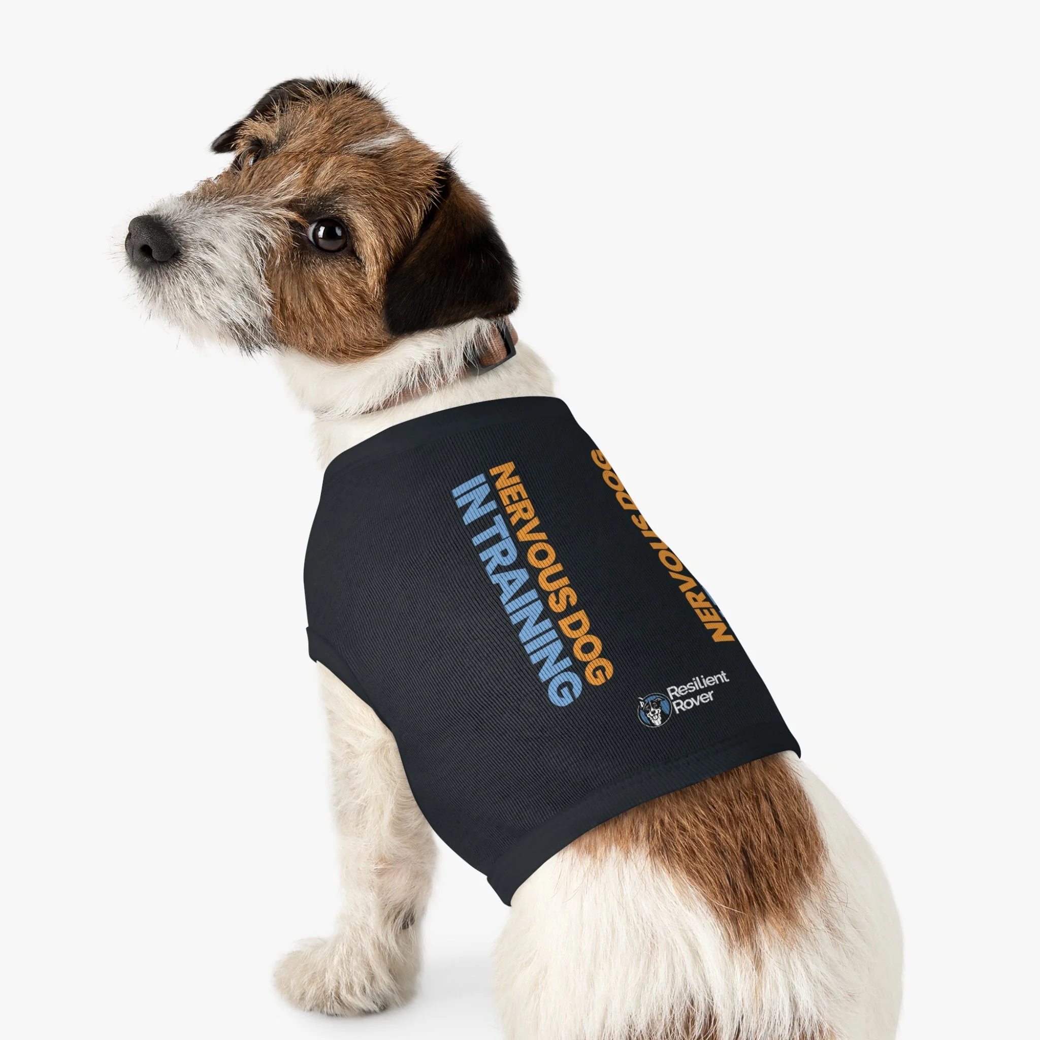 “Nervous Dog In Training” Pet Tank Top — Calming Shirt for Anxious Dogs