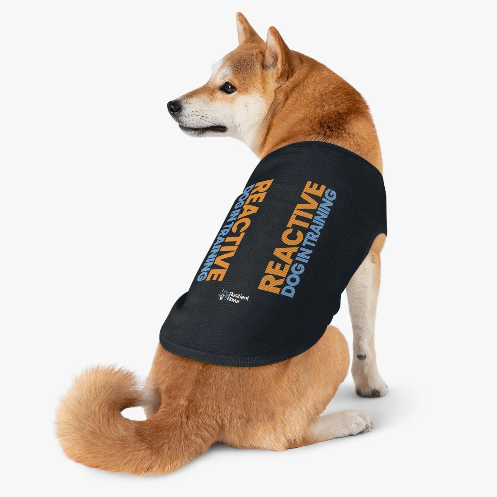 "Reactive Dog In Training" Pet Tank Top — Training Shirt for Reactive Dogs