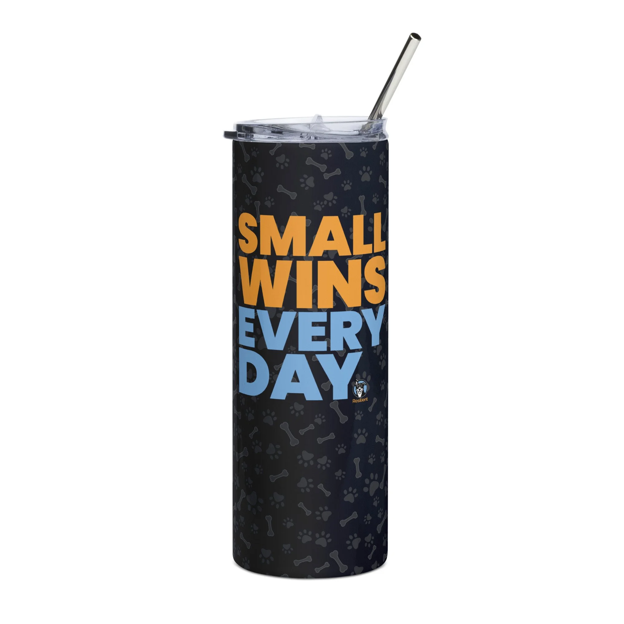 Small Wins Every Day Stainless Steel Tumbler