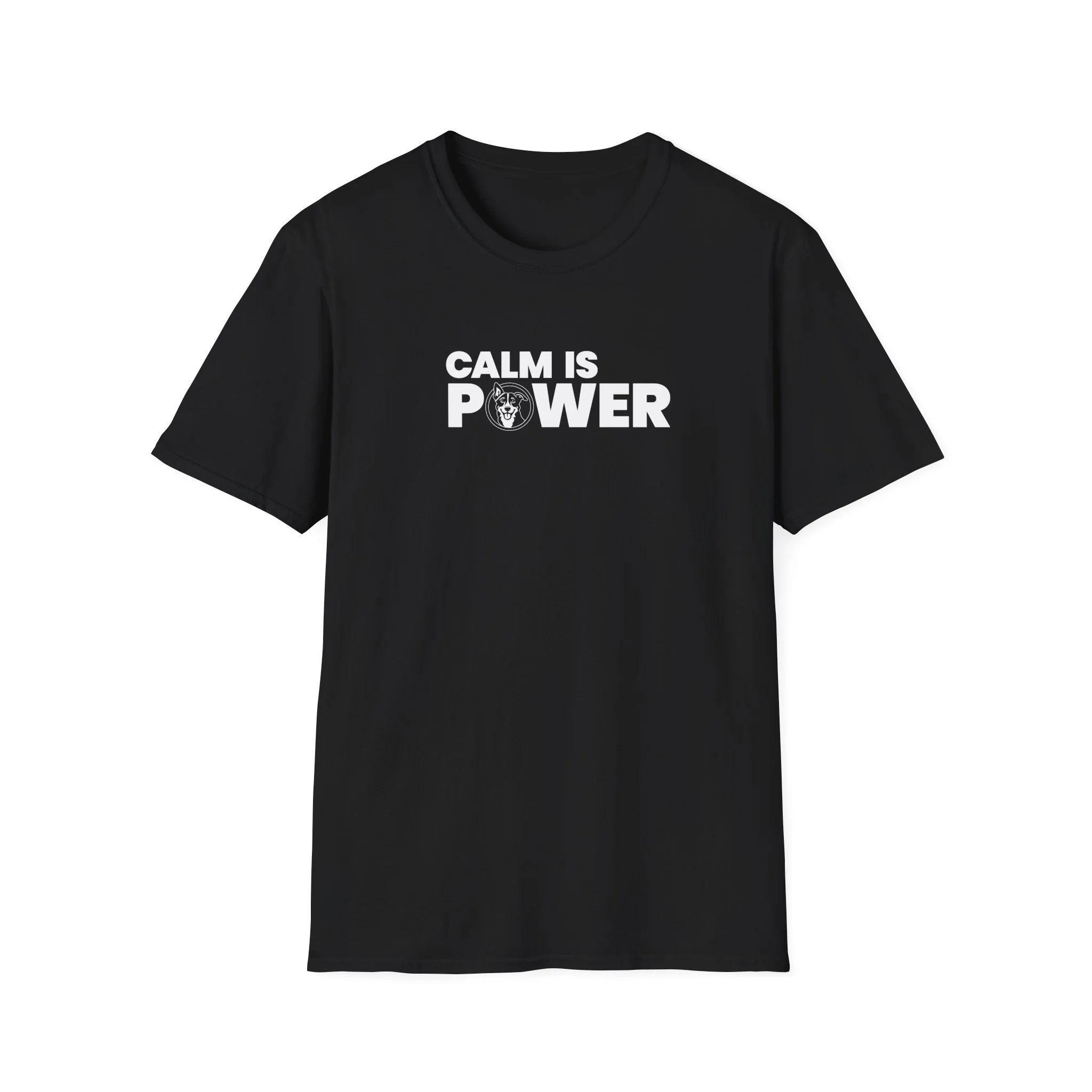 Calm Is Power Lightweight Crew-neck Unisex T-Shirt