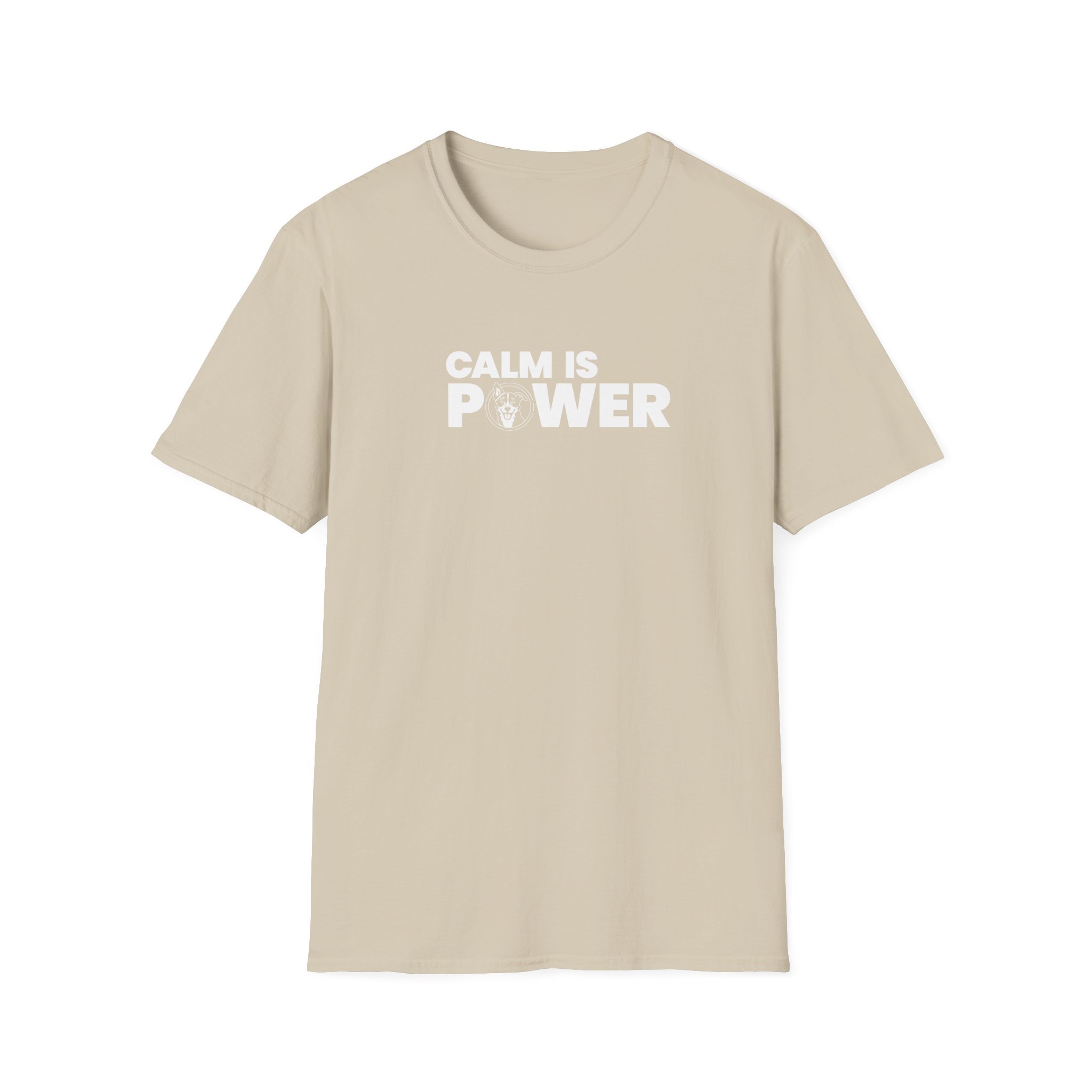 Calm Is Power Lightweight Crew-neck Unisex T-Shirt