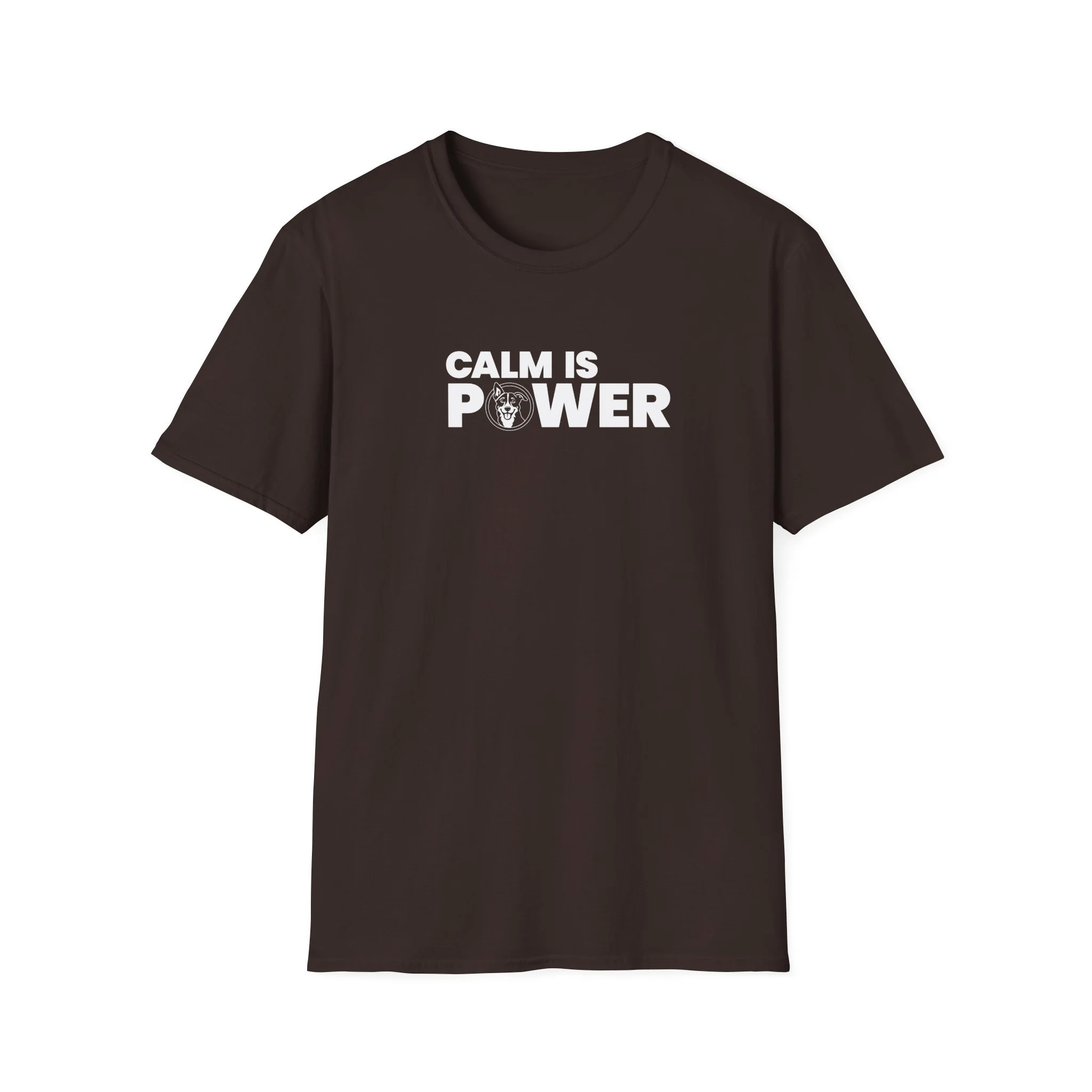 Calm Is Power Lightweight Crew-neck Unisex T-Shirt