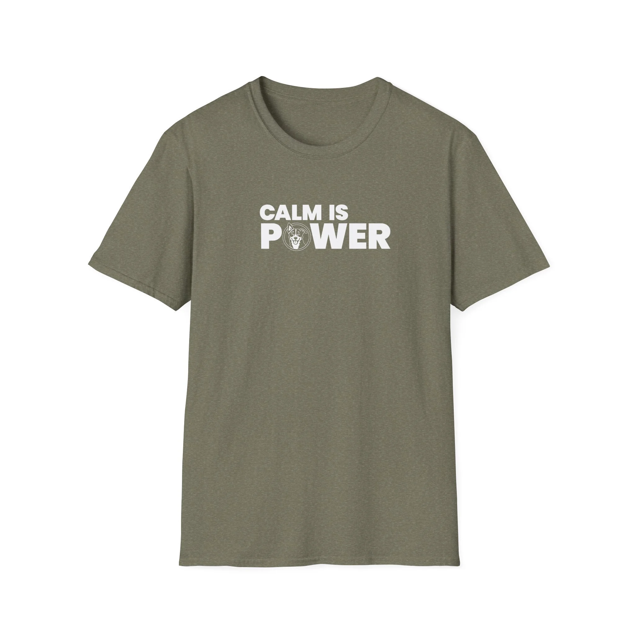 Calm Is Power Lightweight Crew-neck Unisex T-Shirt