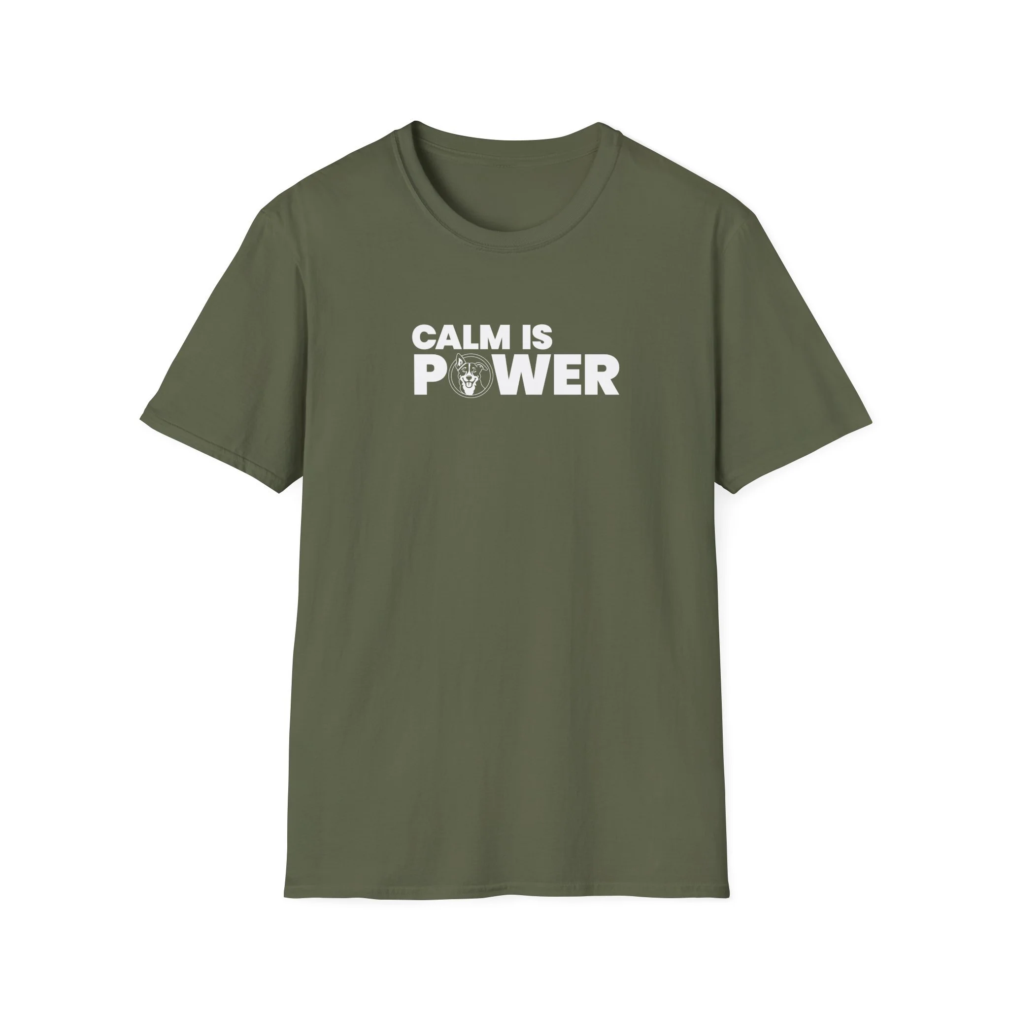 Calm Is Power Lightweight Crew-neck Unisex T-Shirt
