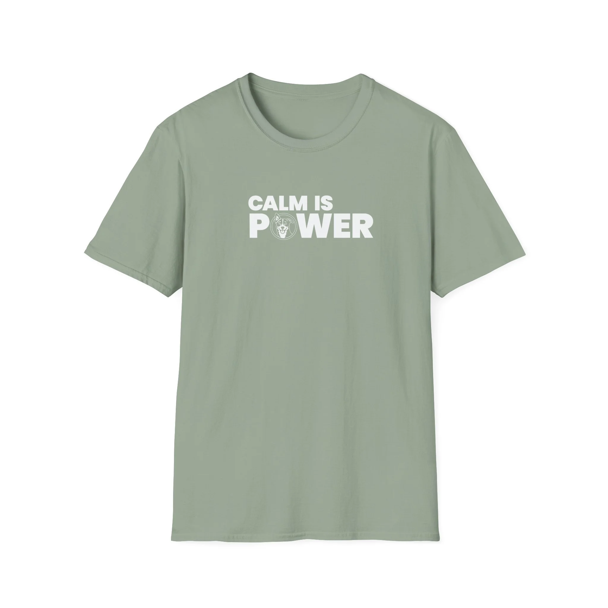 Calm Is Power Lightweight Crew-neck Unisex T-Shirt