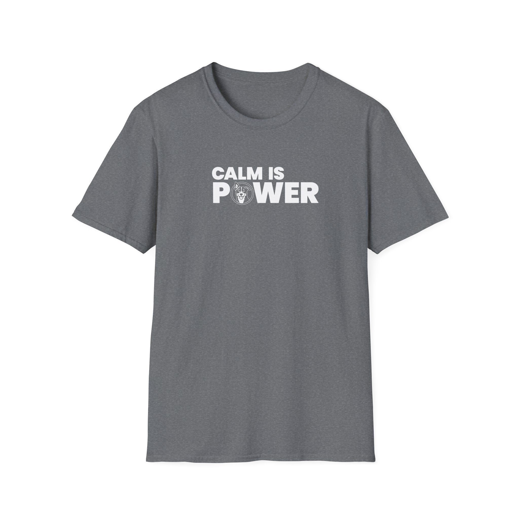 Calm Is Power Lightweight Crew-neck Unisex T-Shirt