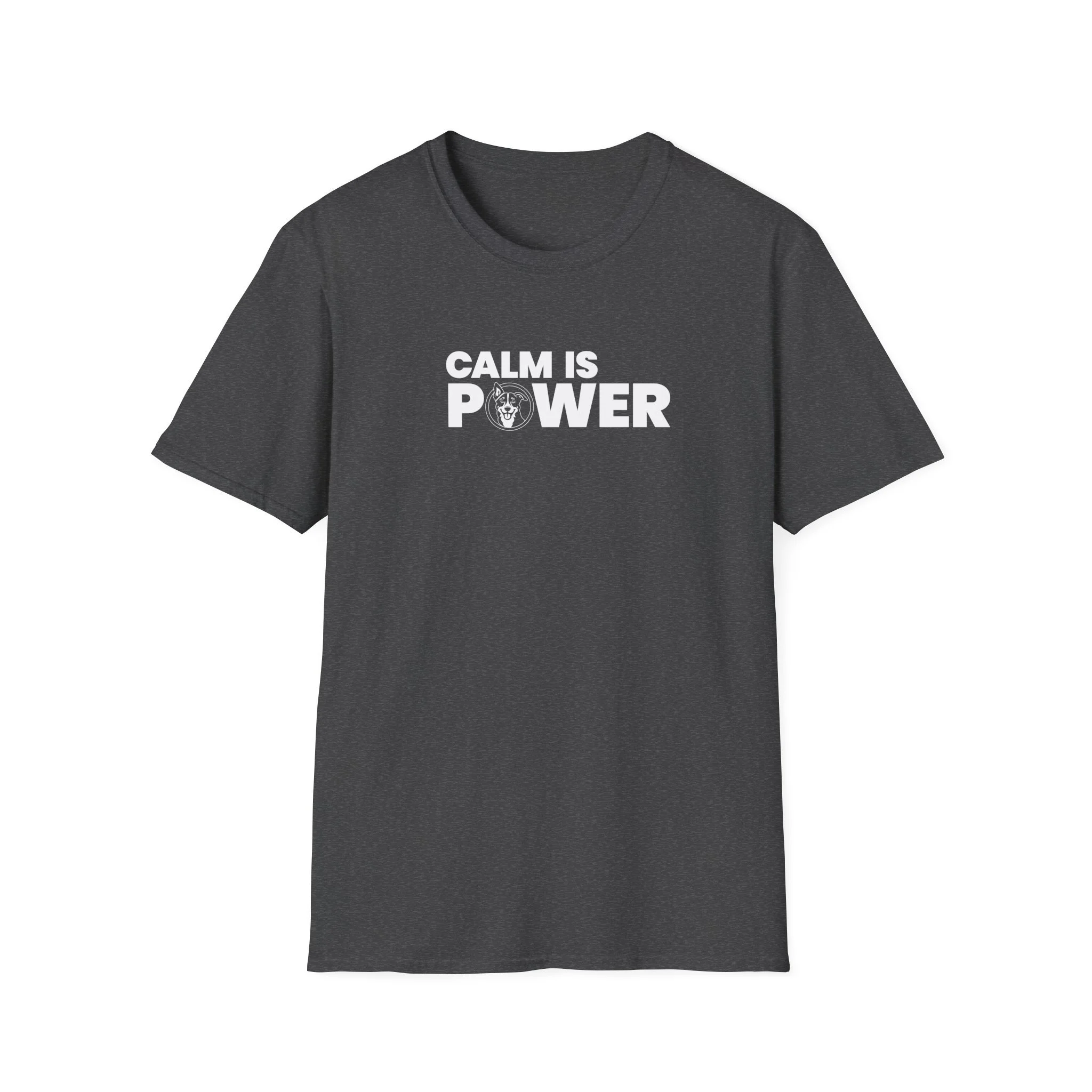 Calm Is Power Lightweight Crew-neck Unisex T-Shirt