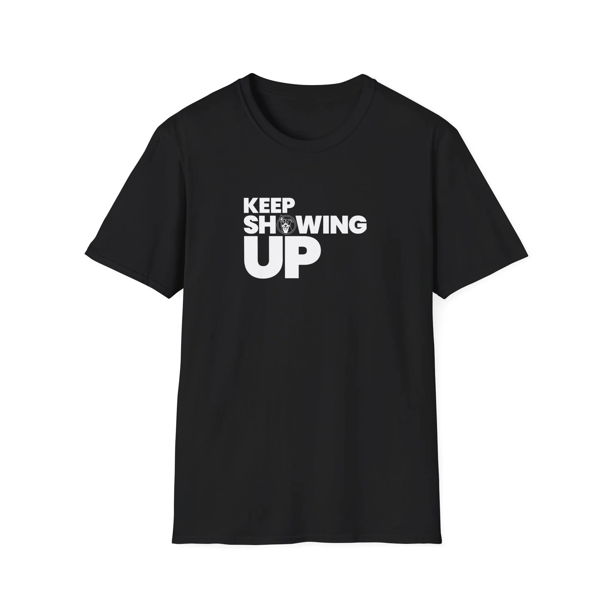 Keep Showing Up Lightweight Crew-neck Unisex T-Shirt