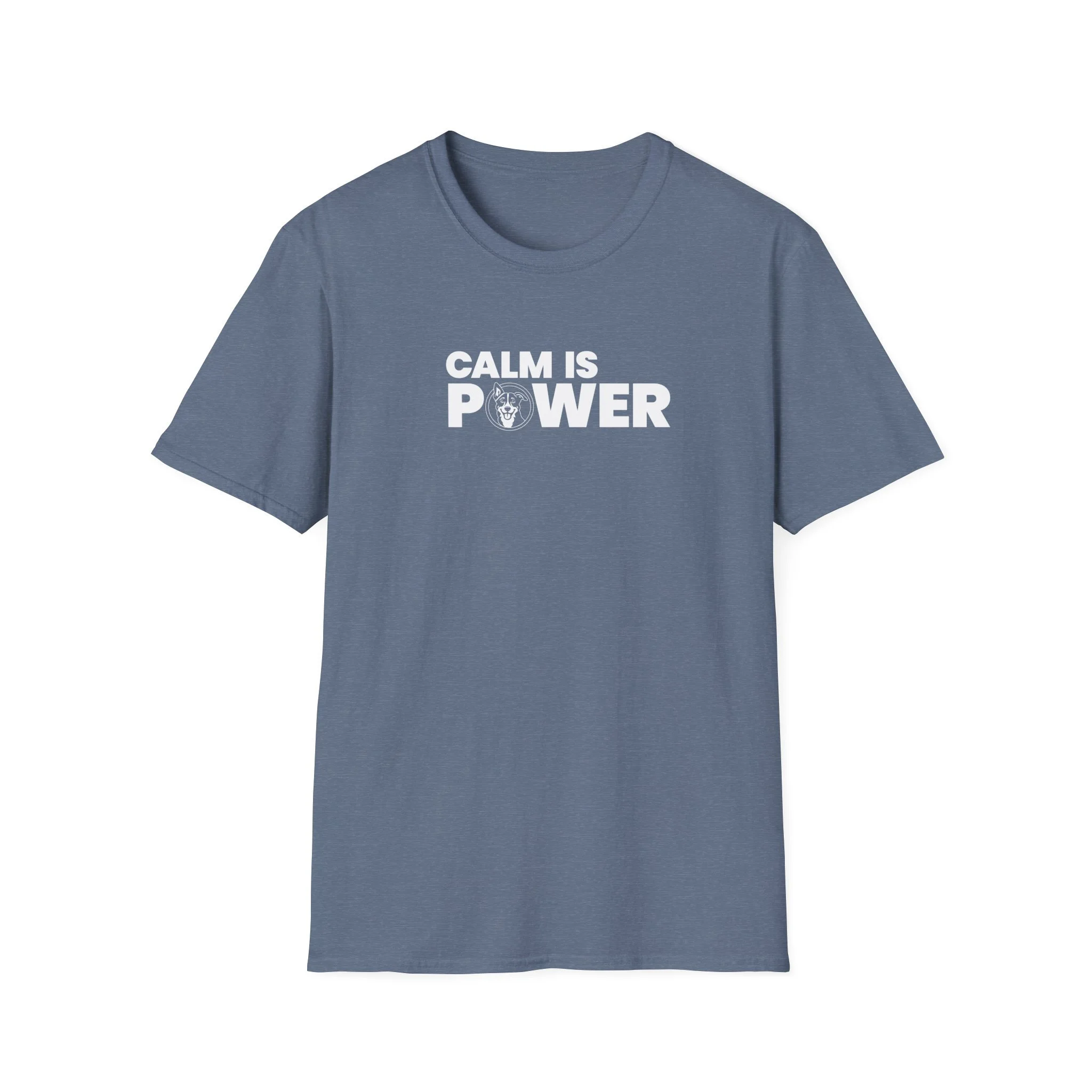 Calm Is Power Lightweight Crew-neck Unisex T-Shirt