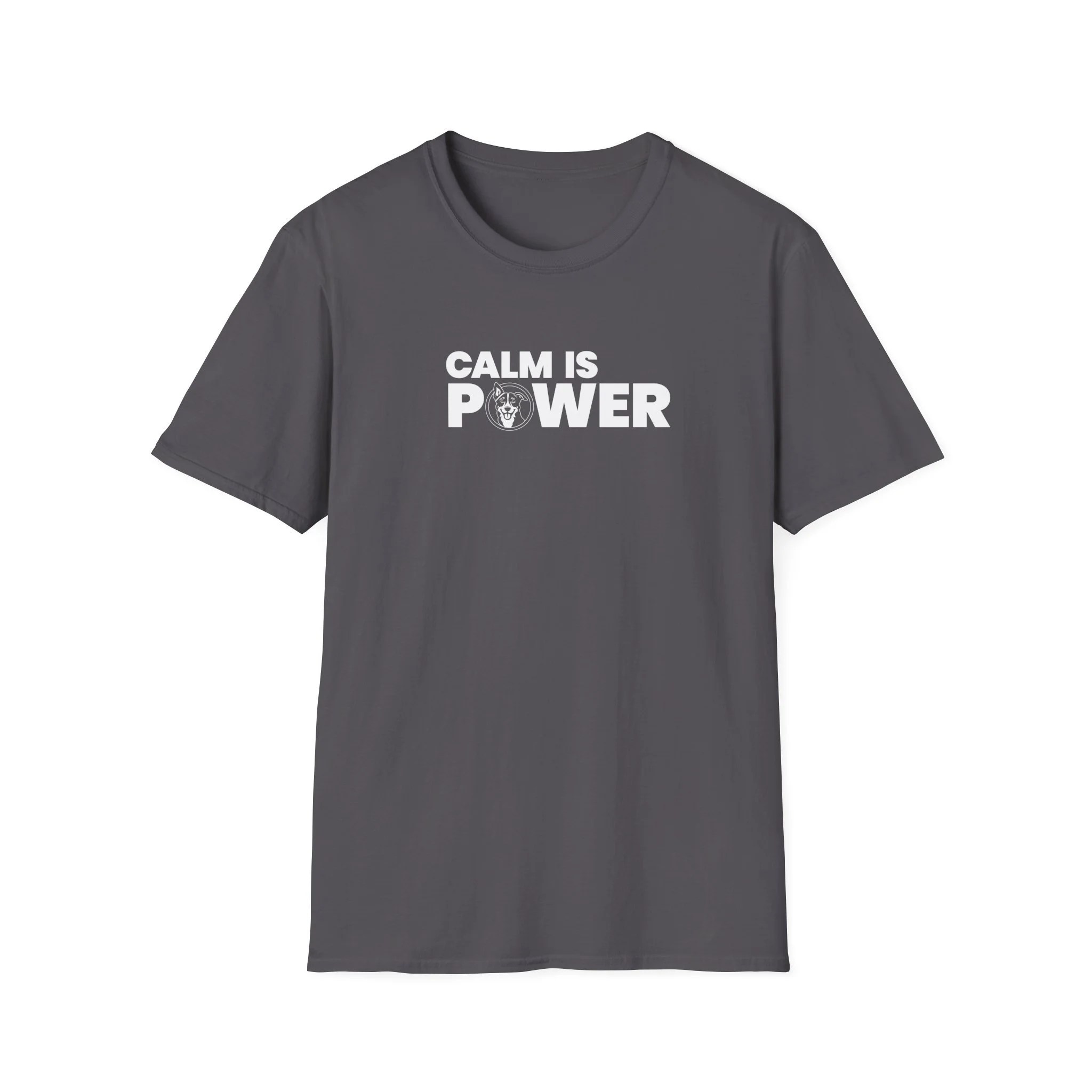 Calm Is Power Lightweight Crew-neck Unisex T-Shirt