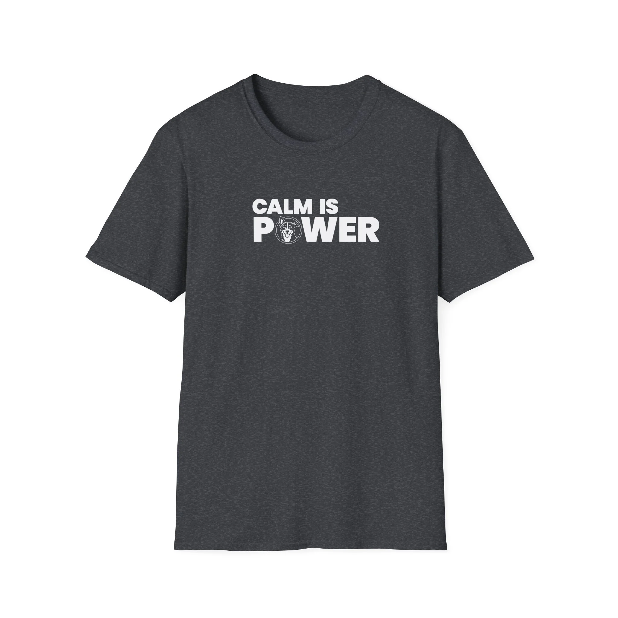 Calm Is Power Lightweight Crew-neck Unisex T-Shirt