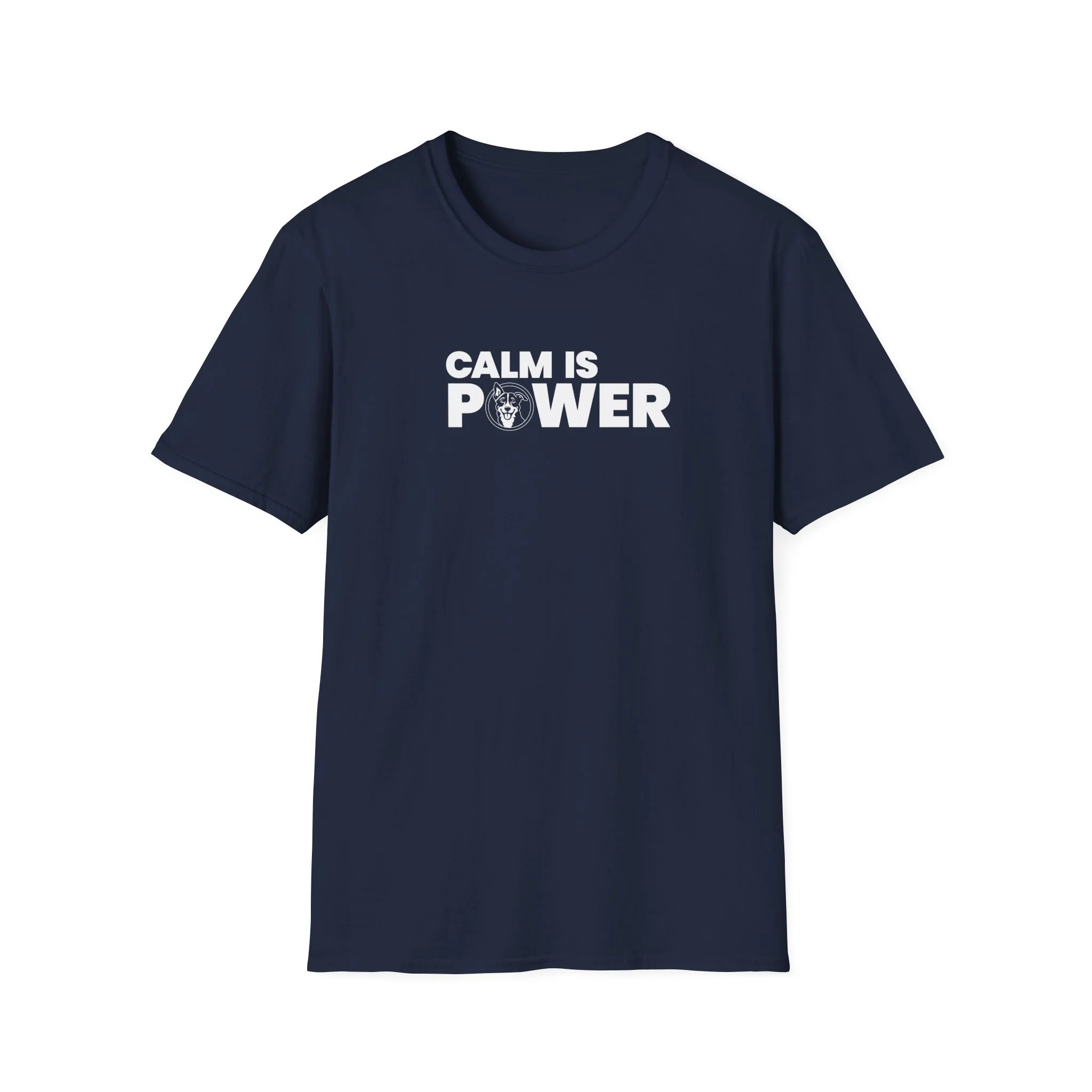 Calm Is Power Lightweight Crew-neck Unisex T-Shirt