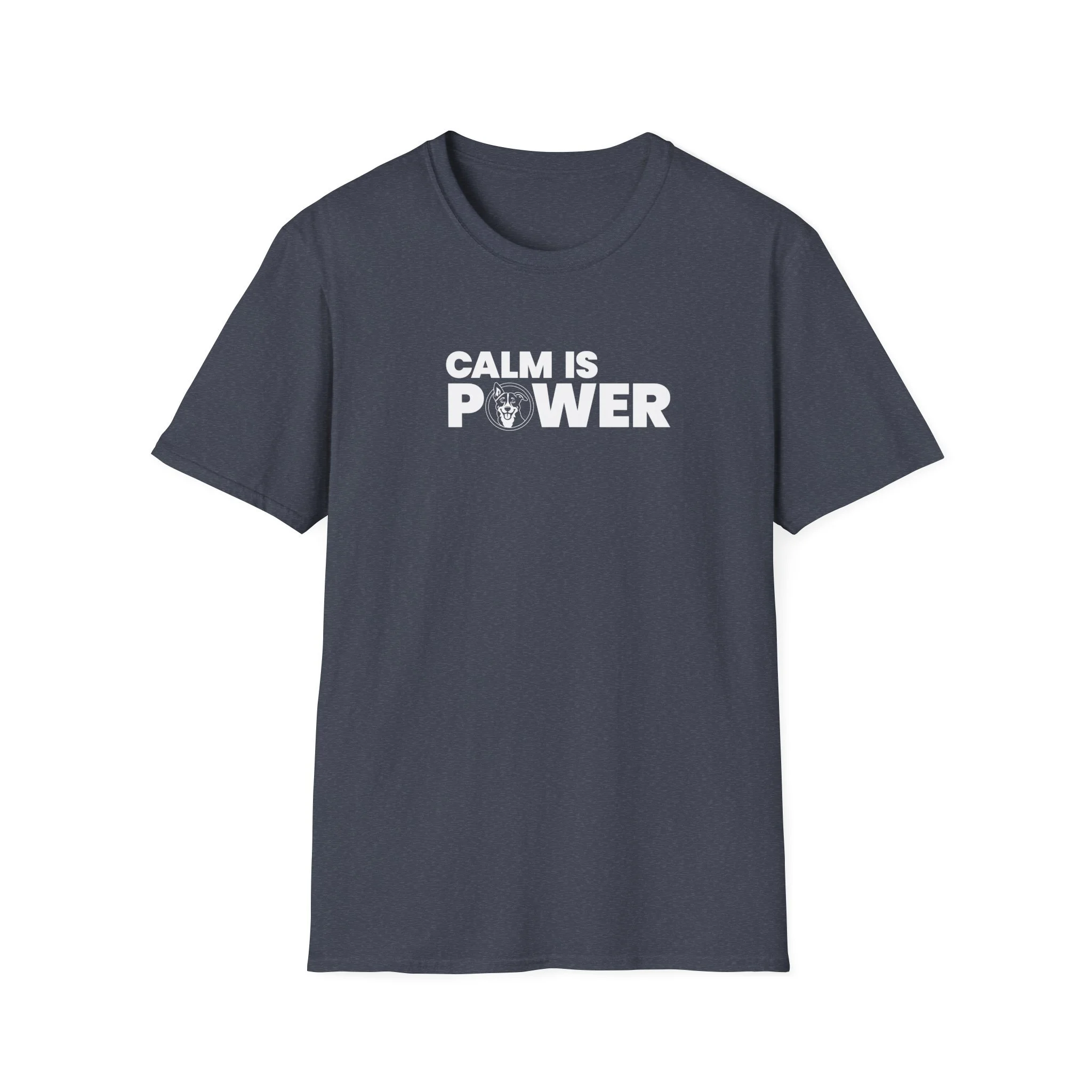 Calm Is Power Lightweight Crew-neck Unisex T-Shirt