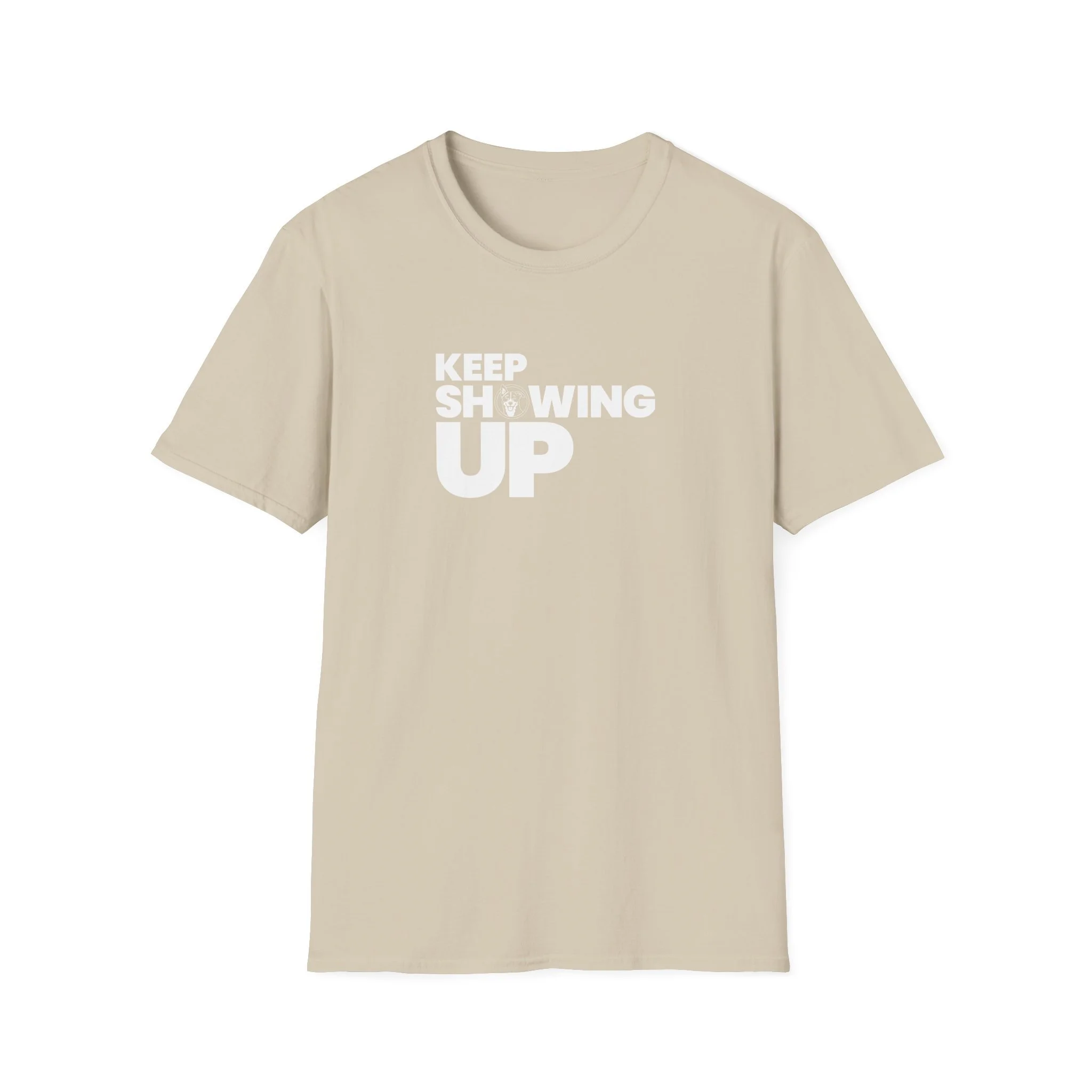 Keep Showing Up Lightweight Crew-neck Unisex T-Shirt