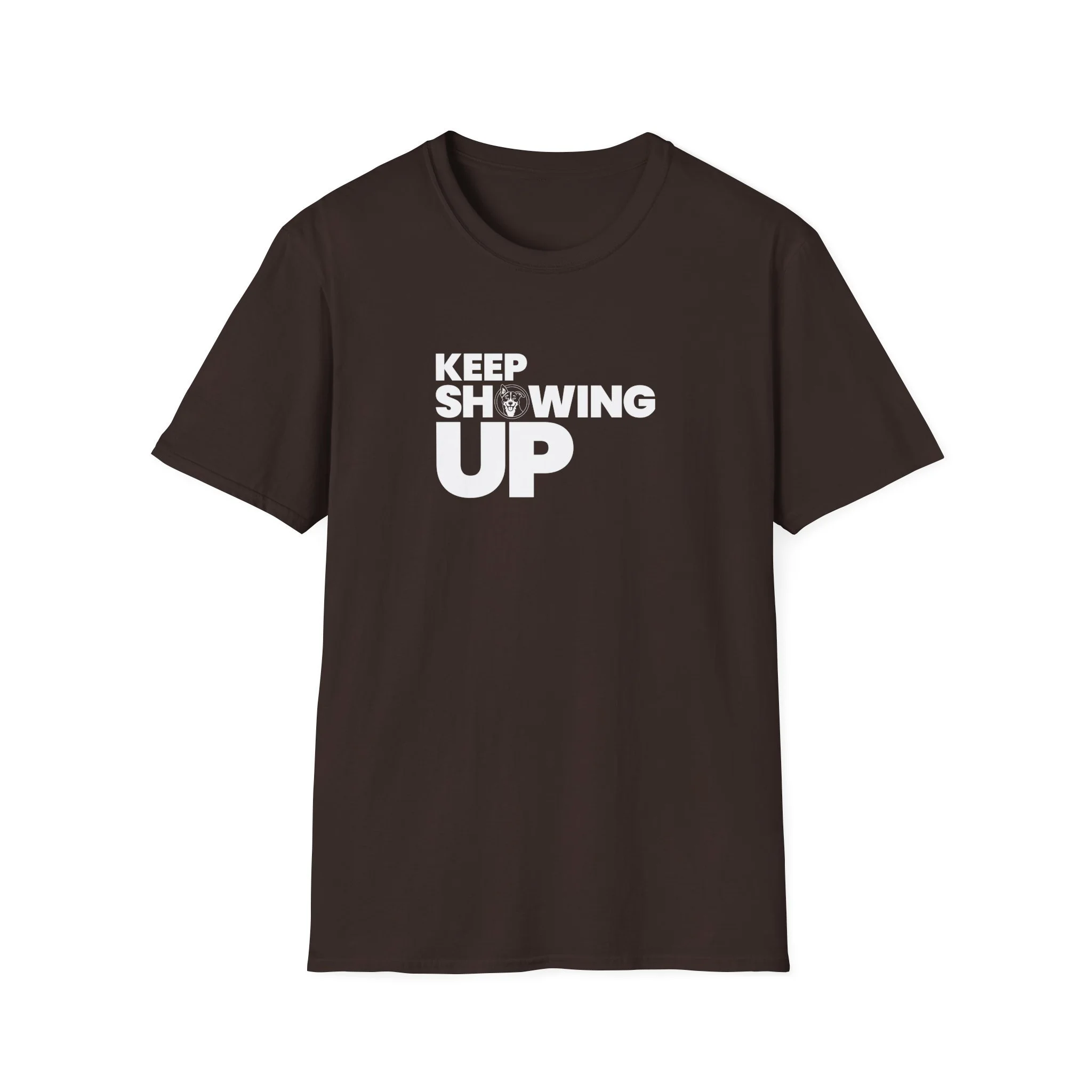 Keep Showing Up Lightweight Crew-neck Unisex T-Shirt