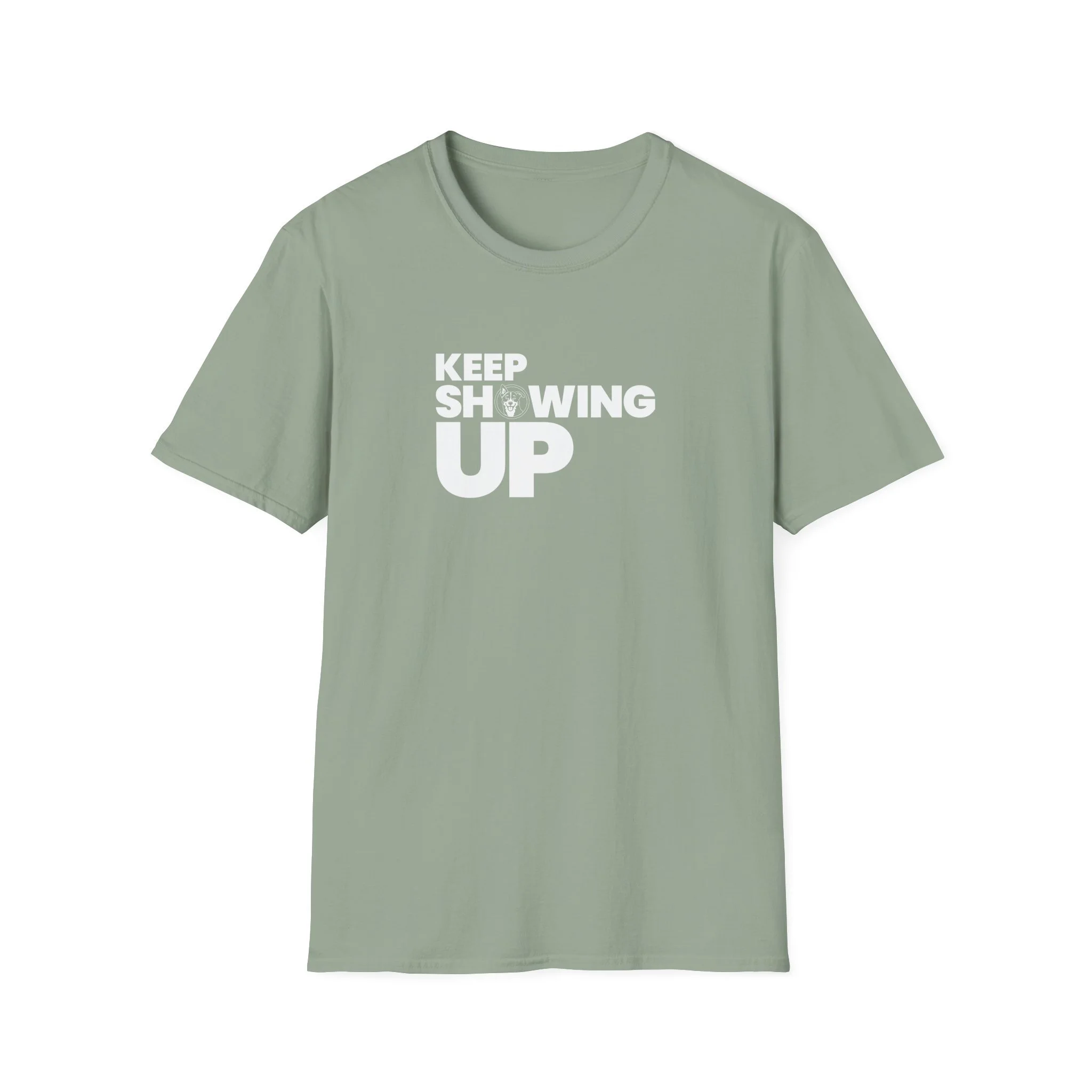 Keep Showing Up Lightweight Crew-neck Unisex T-Shirt