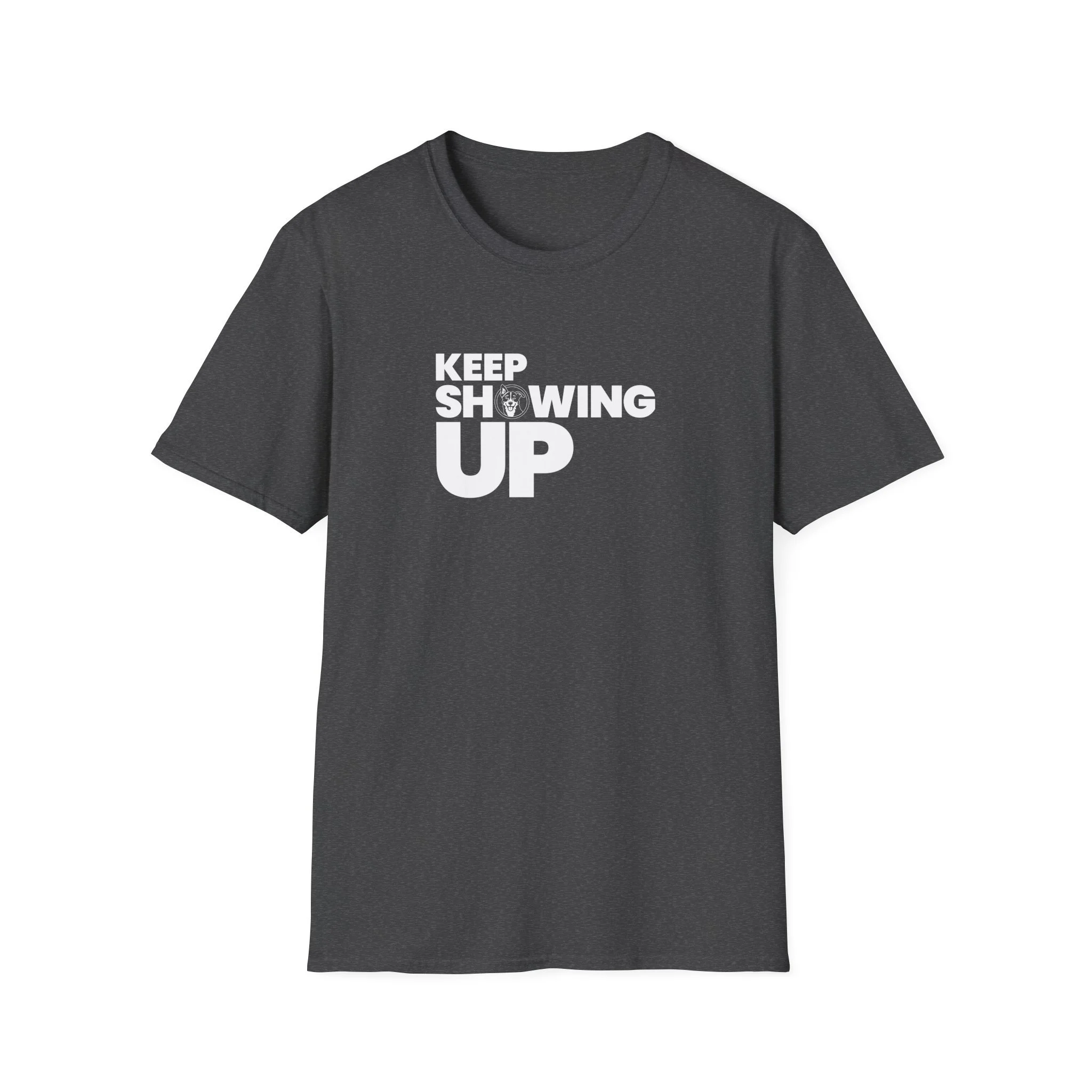 Keep Showing Up Lightweight Crew-neck Unisex T-Shirt