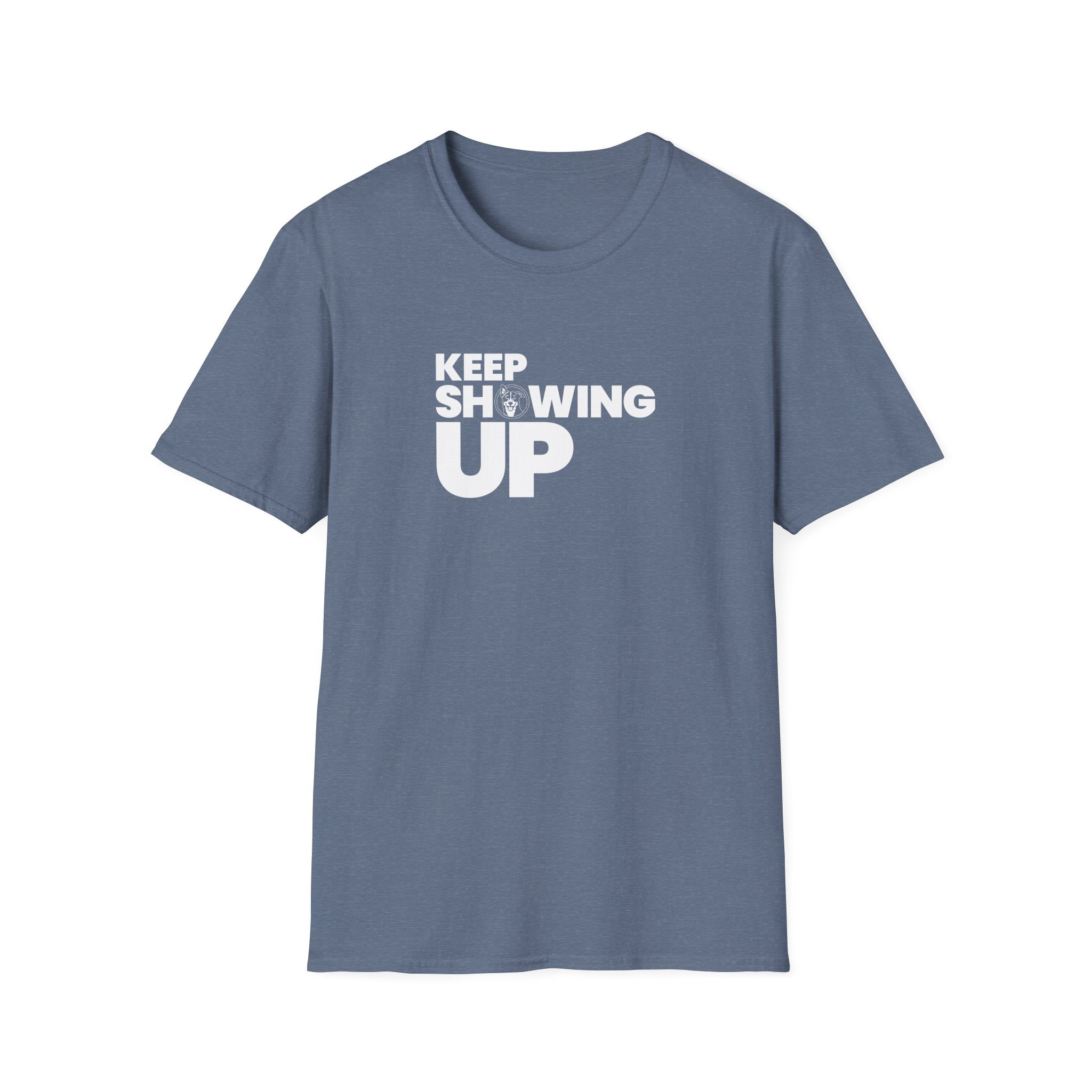 Keep Showing Up Lightweight Crew-neck Unisex T-Shirt