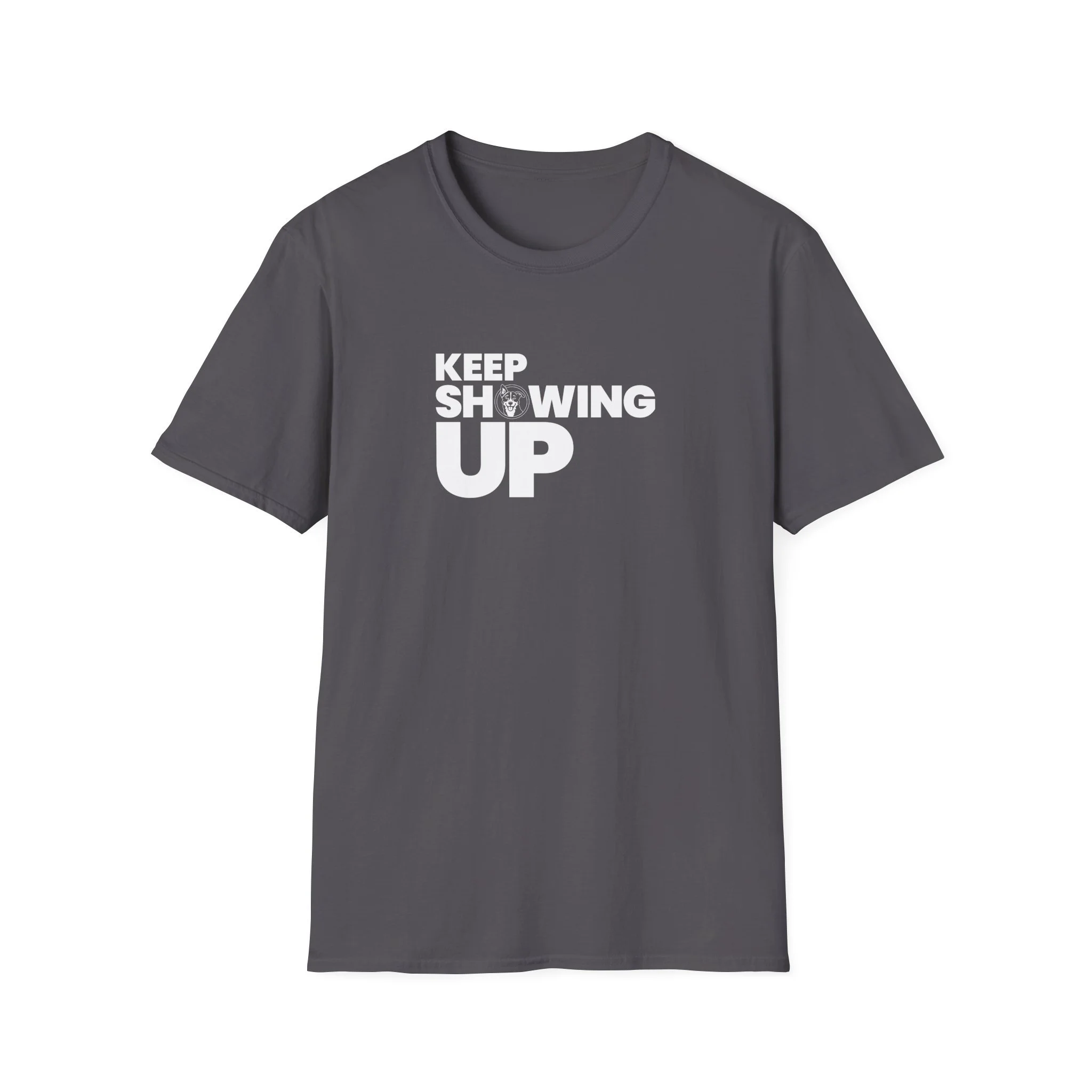 Keep Showing Up Lightweight Crew-neck Unisex T-Shirt