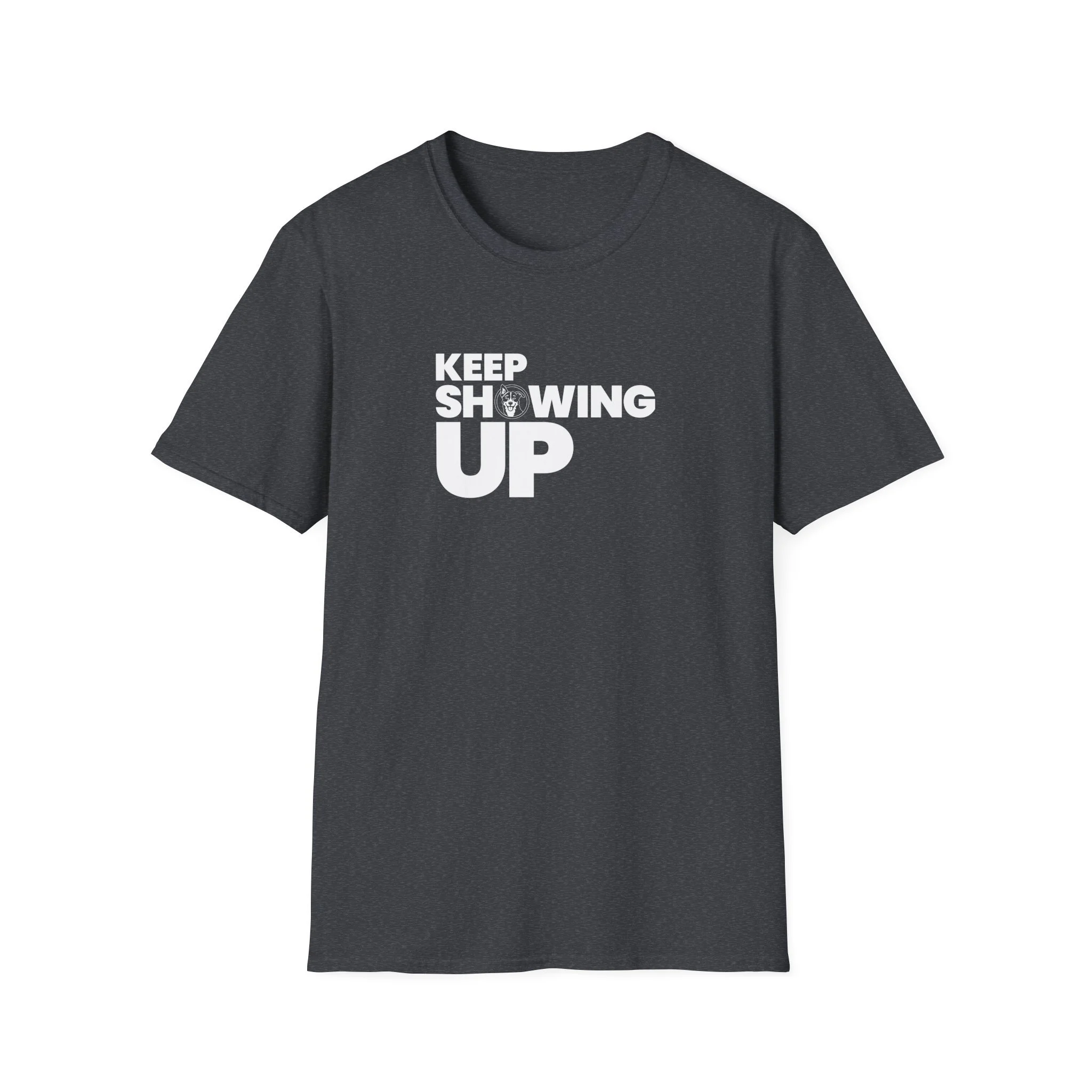 Keep Showing Up Lightweight Crew-neck Unisex T-Shirt