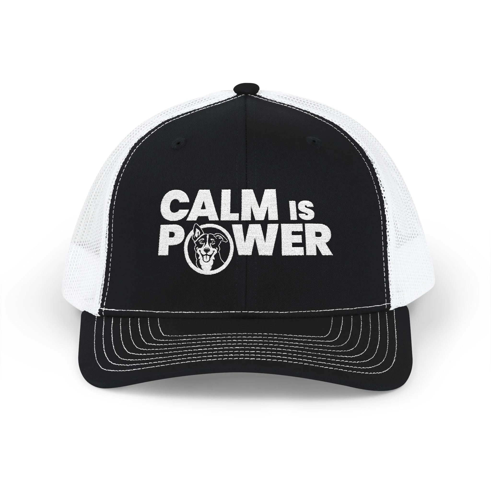 Calm Is Power Snapback Trucker Cap