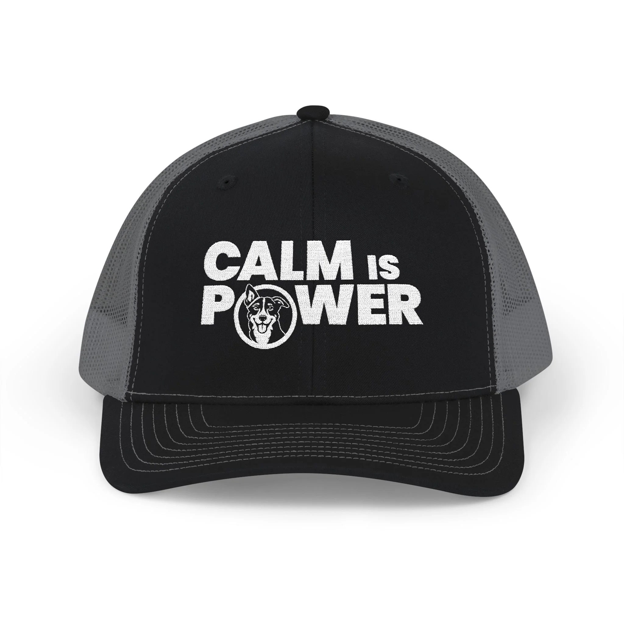 Calm Is Power Snapback Trucker Cap