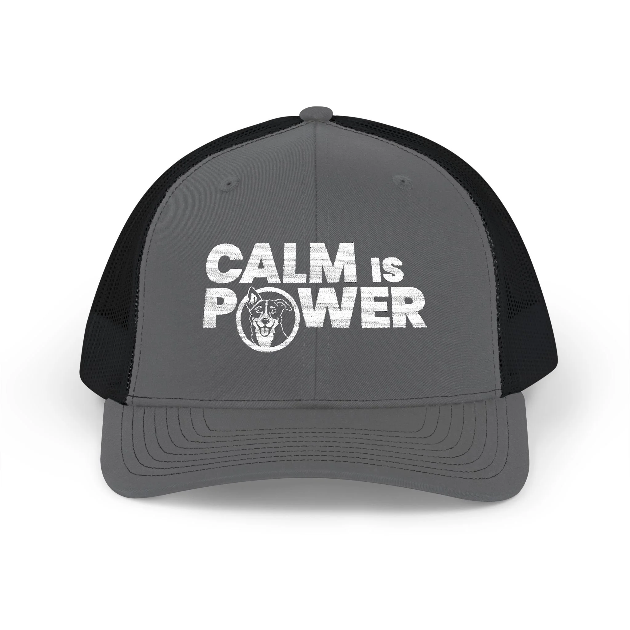 Calm Is Power Snapback Trucker Cap