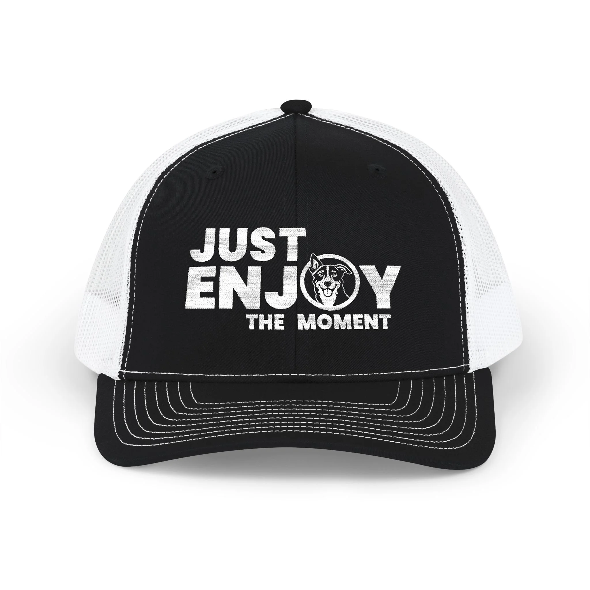 Just Enjoy the Moment Snapback Trucker Cap