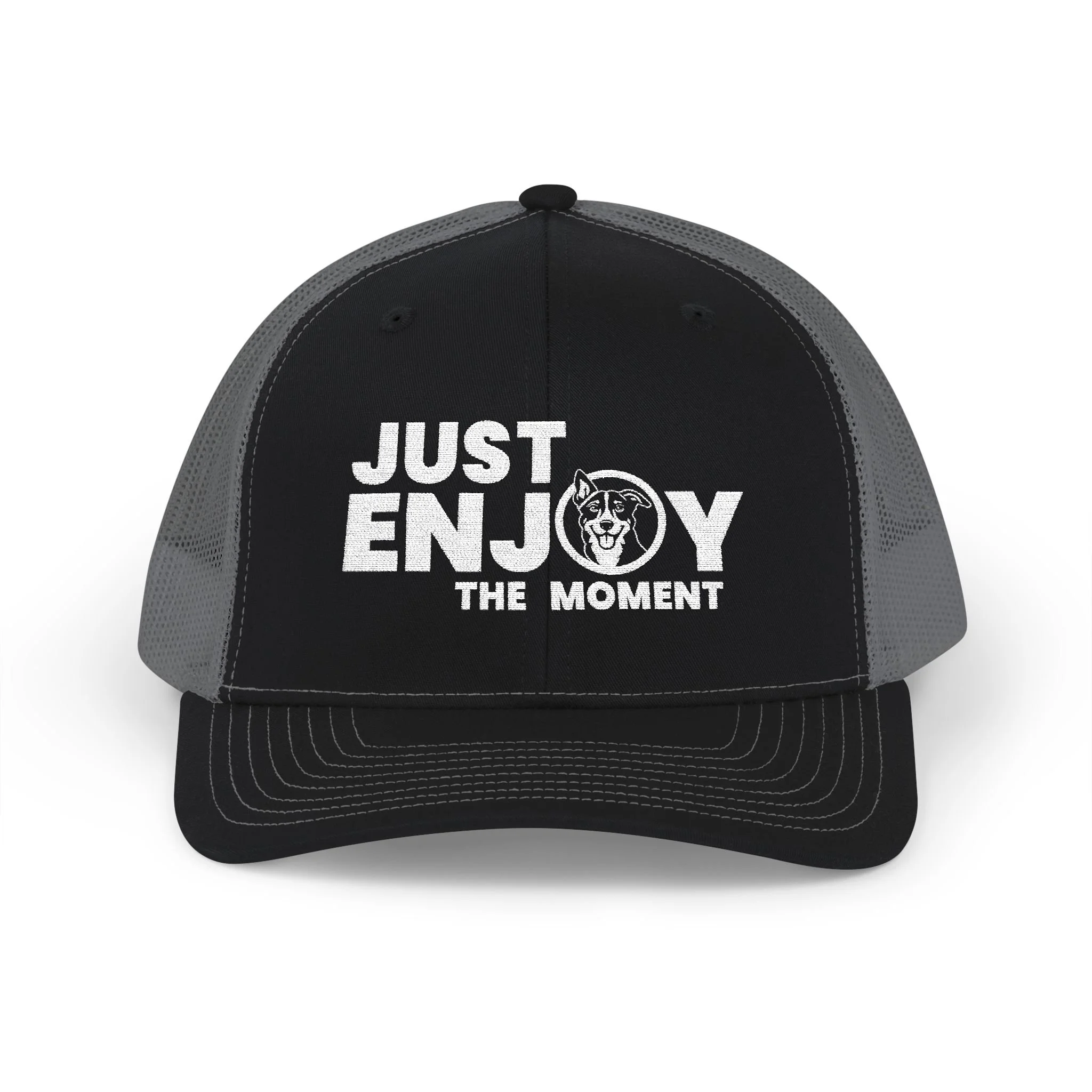 Just Enjoy the Moment Snapback Trucker Cap