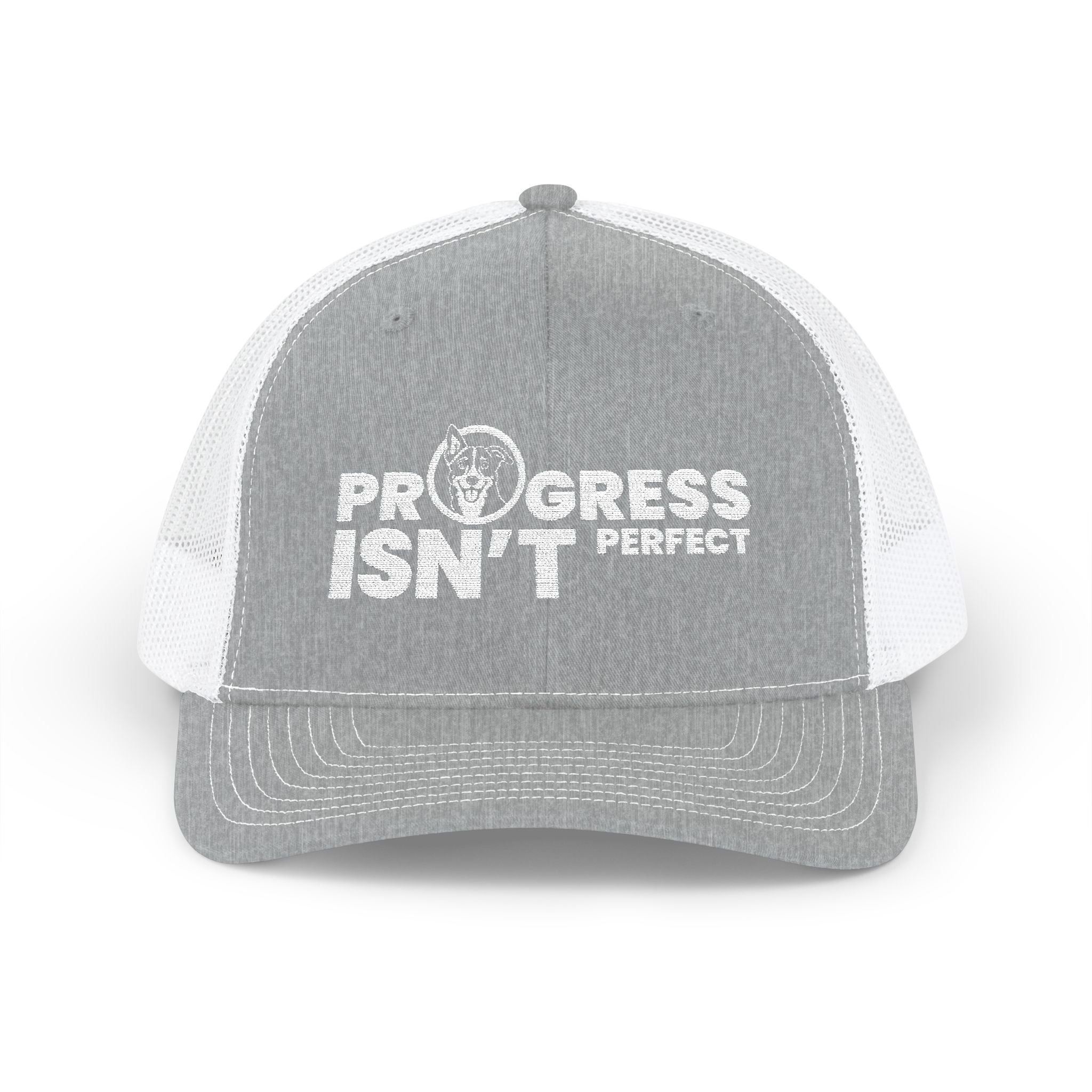 Progress Isn't Perfect Snapback Trucker Cap