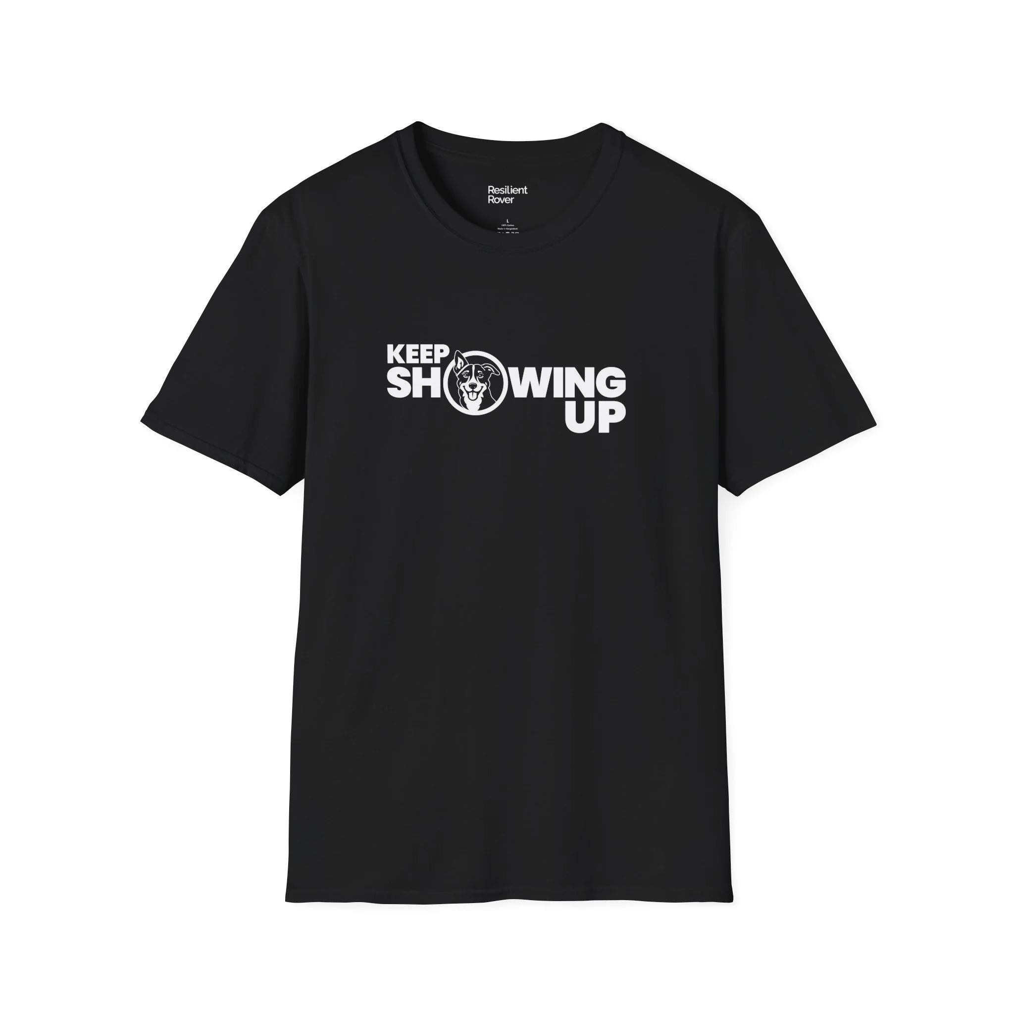 Keep Showing Up Lightweight Crew-neck Unisex T-Shirt