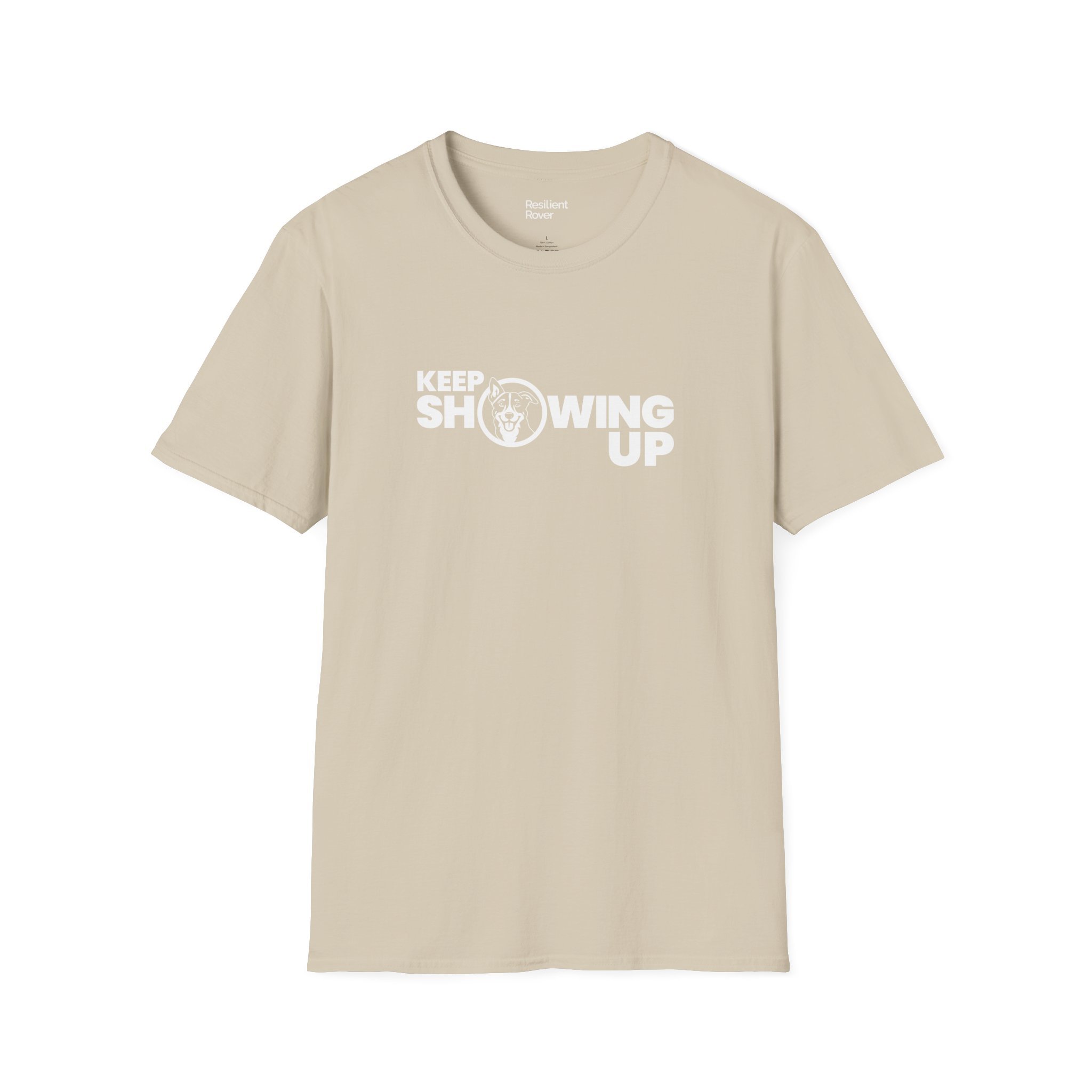 Keep Showing Up Lightweight Crew-neck Unisex T-Shirt