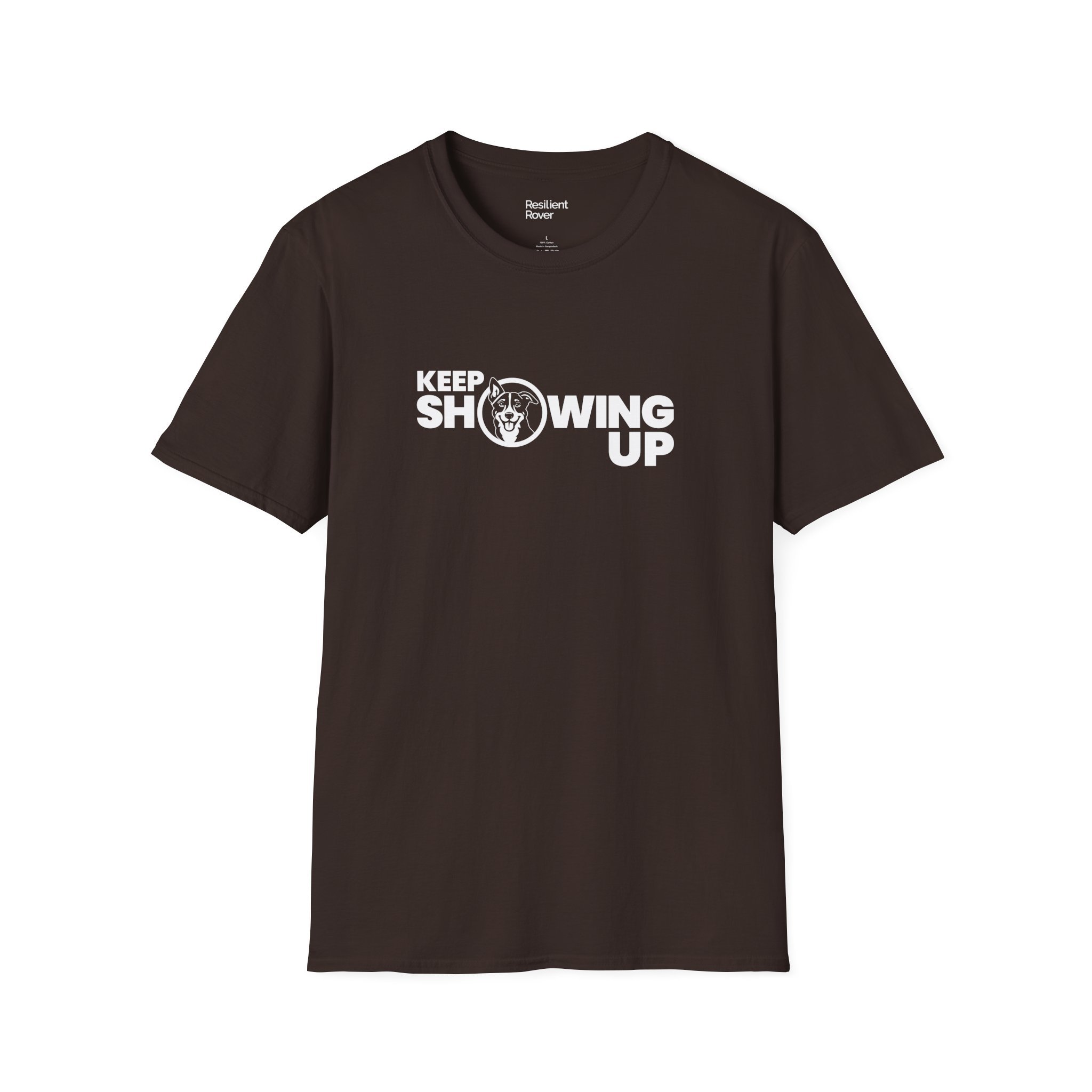 Keep Showing Up Lightweight Crew-neck Unisex T-Shirt