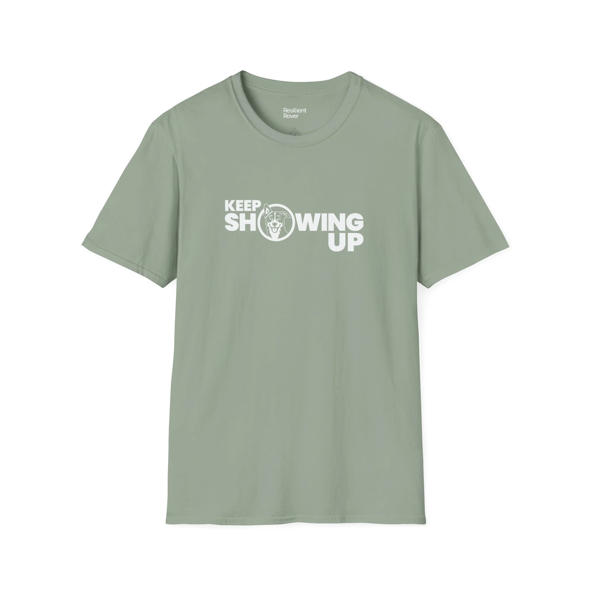 Keep Showing Up Lightweight Crew-neck Unisex T-Shirt